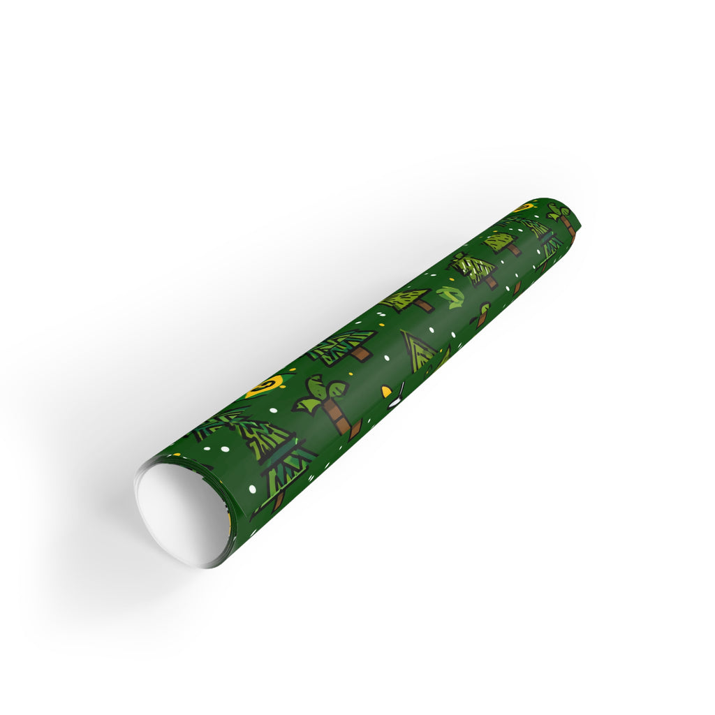 Wrapping Paper, Brazilian Christmas Gift Wrap Roll, Holiday Present Packaging, Festive Decorative Paper, Unique Xmas Pattern Design,