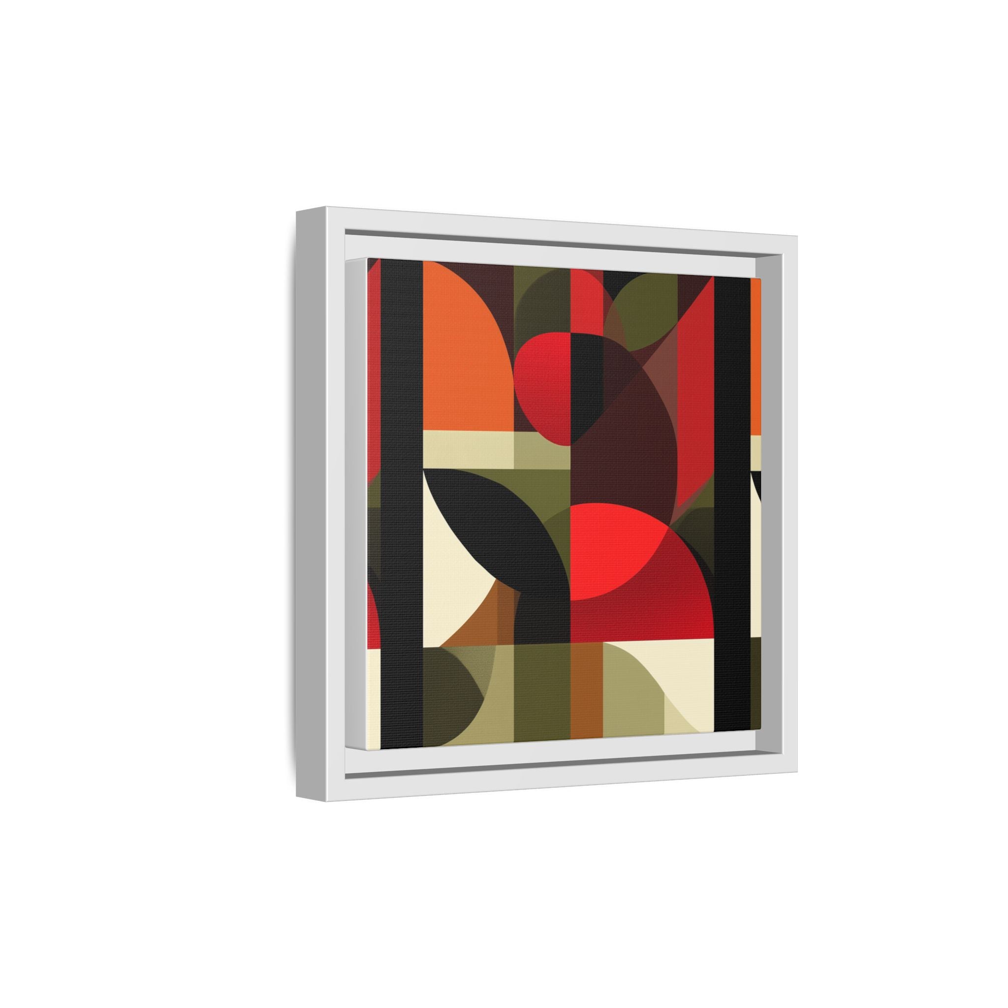 Geometric Fusion: Modern Abstract Composition, Cubist Color Blocks, Architectural Form Harmony   |   Custom Orders Accepted
