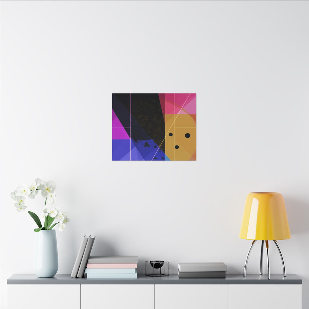 Geometric Intersections: Angular Minimalism, Digital Constructivism, Chromatic Grid Composition   |   Custom Orders Accepted