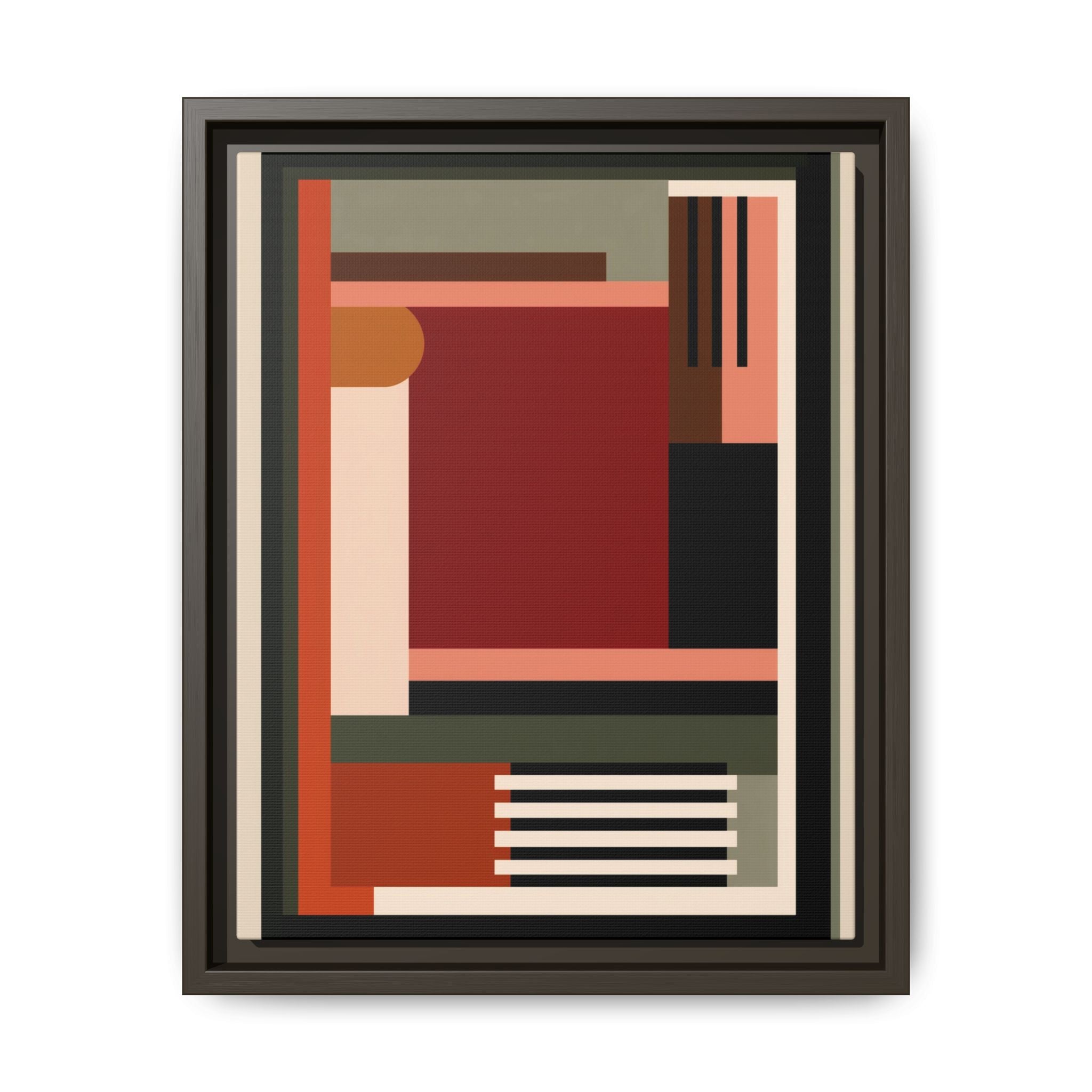 Architectural Geometries: Modern Abstract Composition, Bauhaus-Inspired Design, Geometric Color Blocking   |   Custom Orders Accepted