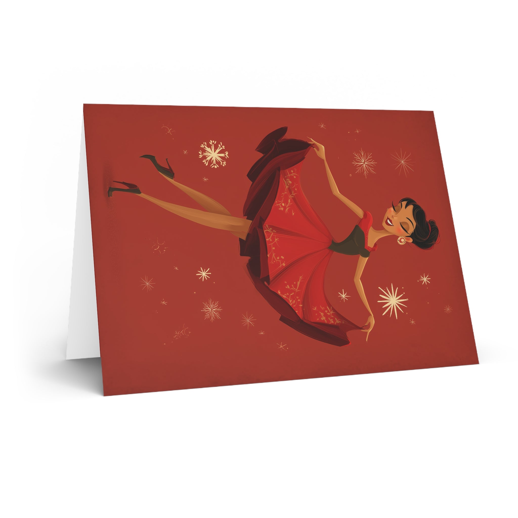 Copy of Christmas Salsa Dancing Greeting Card