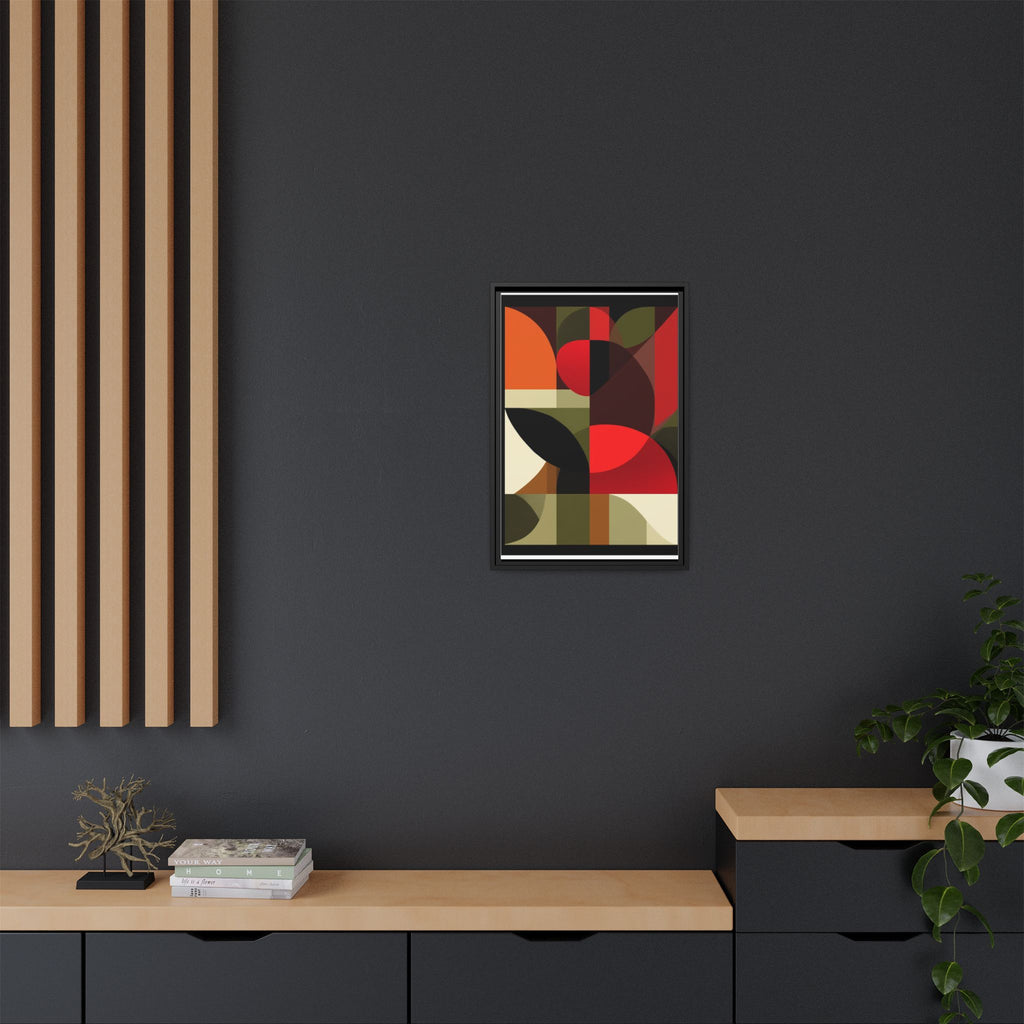 Geometric Fusion: Modern Abstract Composition, Cubist Color Blocks, Architectural Form Harmony   |   Custom Orders Accepted