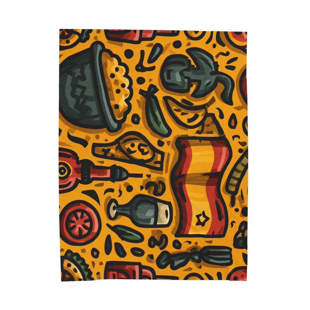 Vibrant Spain: Cultural Mosaic of Icons, Graphic Design Celebration of National Identity   |   Custom Orders Accepted