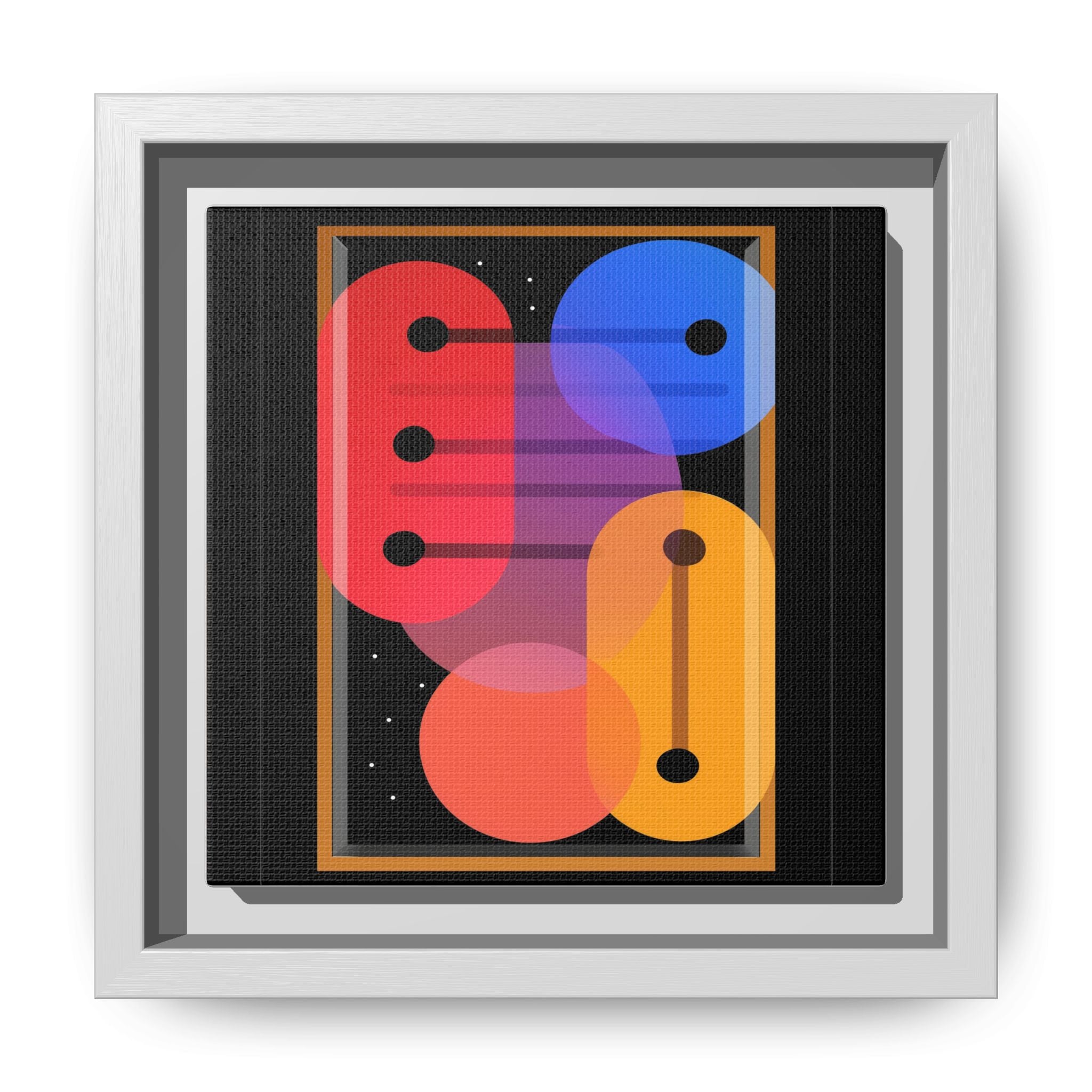 Celestial Geometry: Organic Shapes in Motion, Digital Abstract Composition, Vibrant Color Intersections   |   Custom Orders Accepted