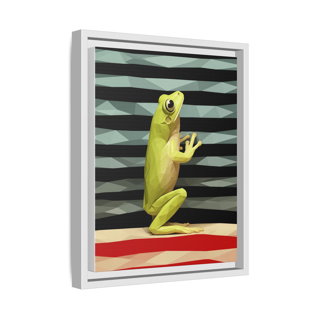 Geometric Frog Ascendant: Low-Poly Digital Amphibian, Architectural Nature Art   |    Custom Orders Available