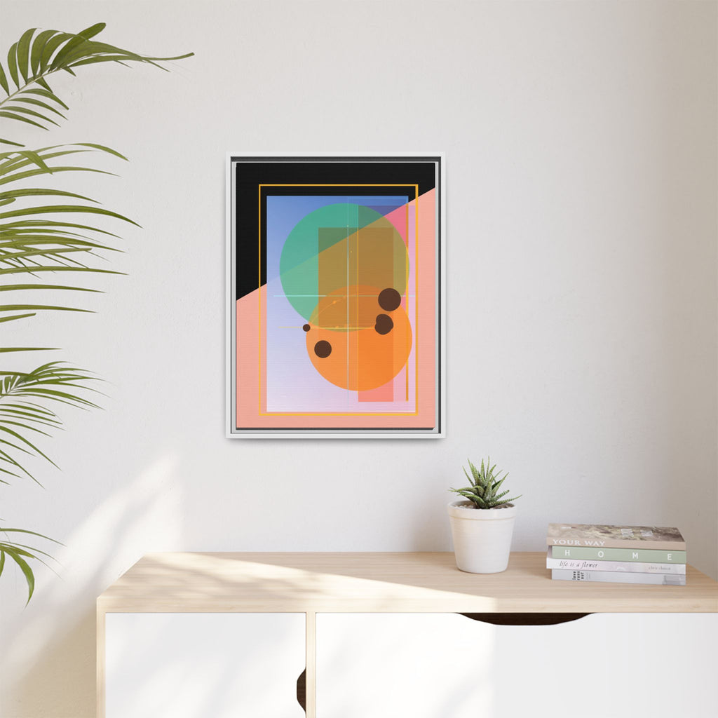 Geometric Harmony: Abstract Composition, Overlapping Shapes, Precision Design   |   Custom Orders Accepted