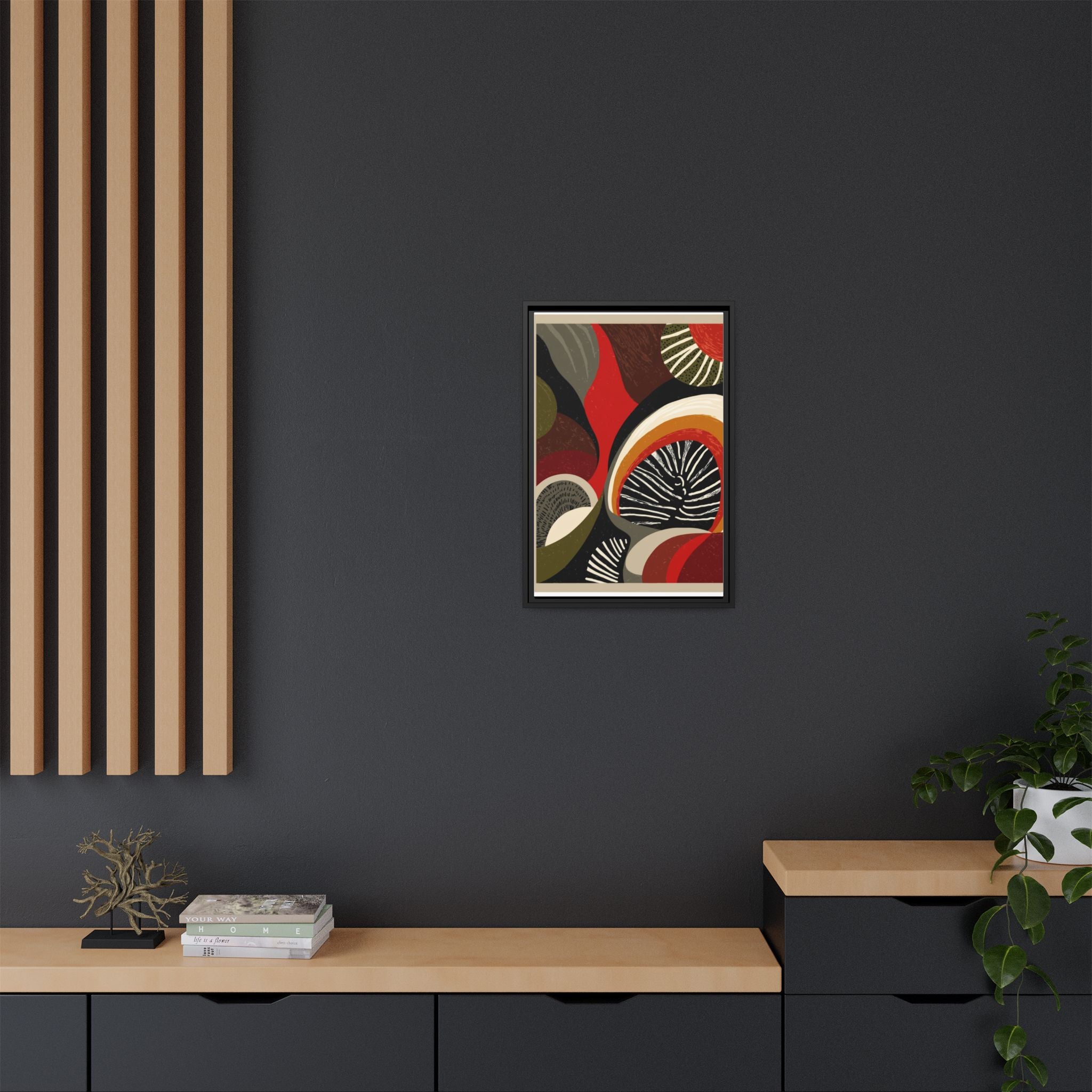 Geometric Rhythm: Abstract Composition, Mid-Century Modern Art, Radial Design Inspiration   |   Custom Orders Accepted