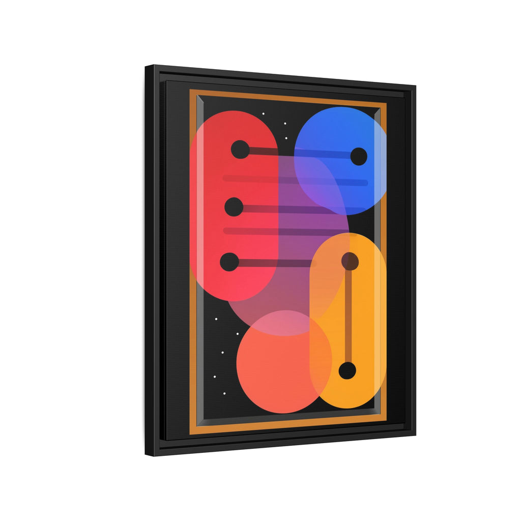 Celestial Geometry: Organic Shapes in Motion, Digital Abstract Composition, Vibrant Color Intersections   |   Custom Orders Accepted