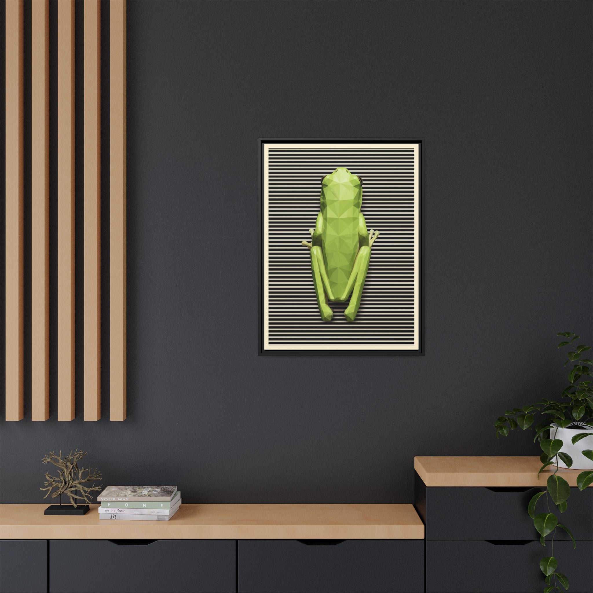 Geometric Amphibian: Low-Poly Frog Design, Digital Art Minimalism   |  Personalized & Custom Orders Available