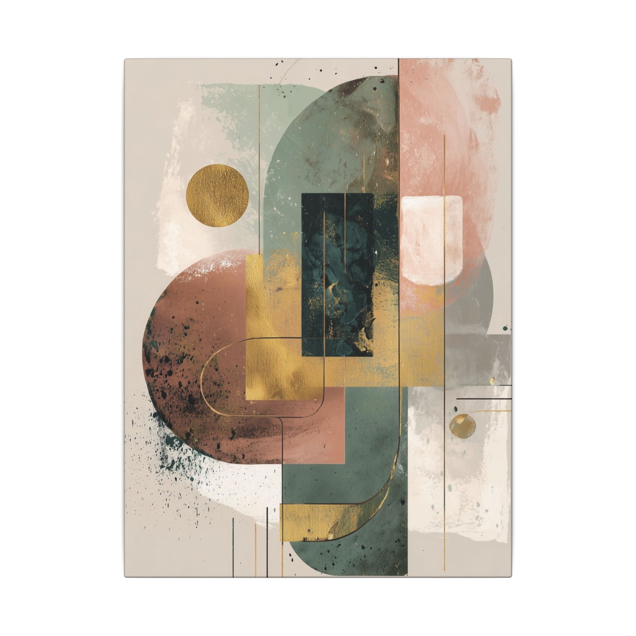 Geometric Harmony: Abstract Composition, Modernist Minimalism, Ethereal Design Layers   |   Custom Orders Accepted