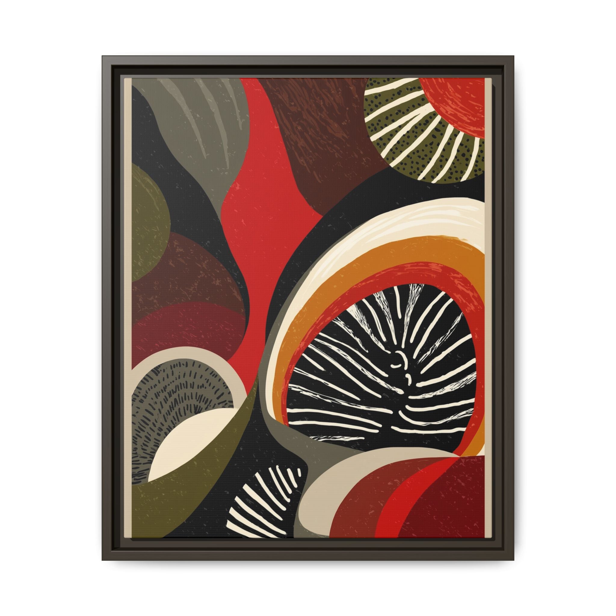 Geometric Rhythm: Abstract Composition, Mid-Century Modern Art, Radial Design Inspiration   |   Custom Orders Accepted