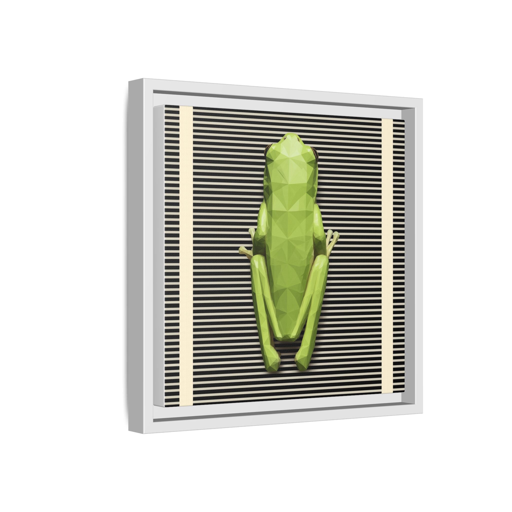 Geometric Amphibian: Low-Poly Frog Design, Digital Art Minimalism   |  Personalized & Custom Orders Available