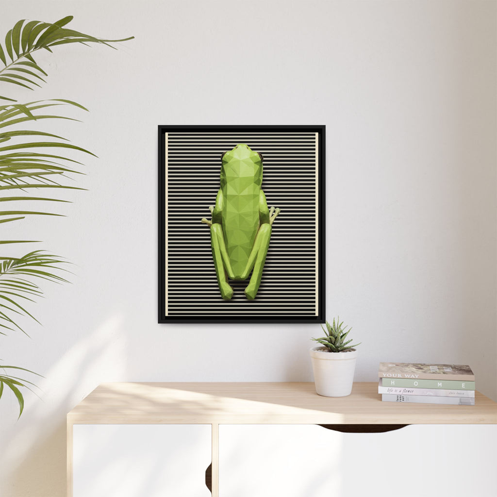 Geometric Amphibian: Low-Poly Frog Design, Digital Art Minimalism   |  Personalized & Custom Orders Available