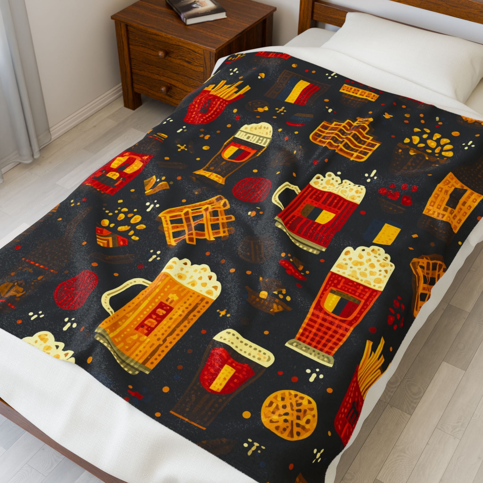 Belgian Feast: Pixel Culinary Tribute, Graphic Gastronomic Celebration   |   Custom Orders Accepted