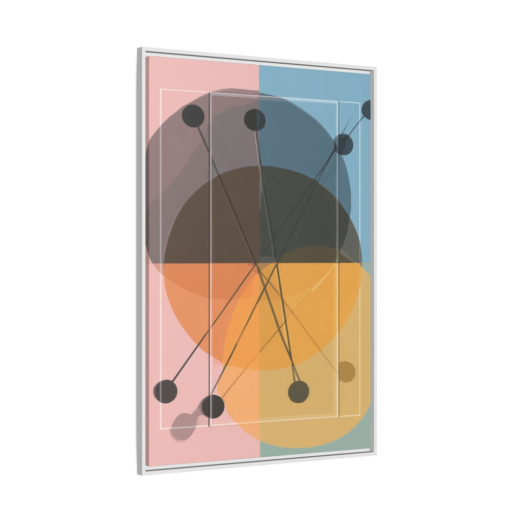 Geometric Intersections: Pastel Quadrants, Mid-Century Minimalism, Network Nodes   |   Custom Orders Accepted