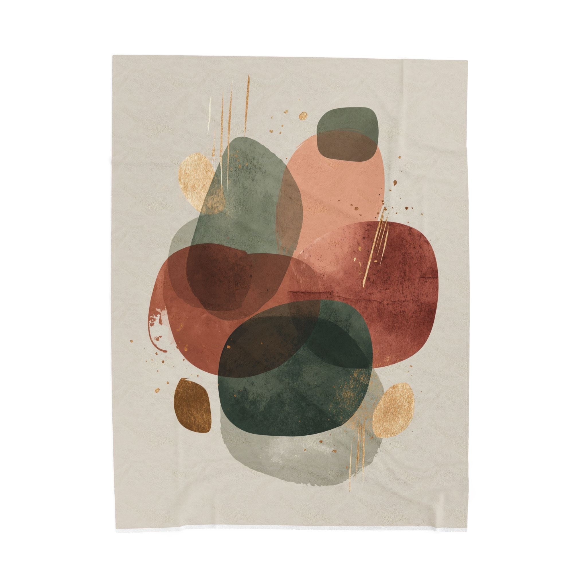 Organic Layers: Watercolor Abstract, Contemporary Minimalist Composition   |    Custom Orders Available