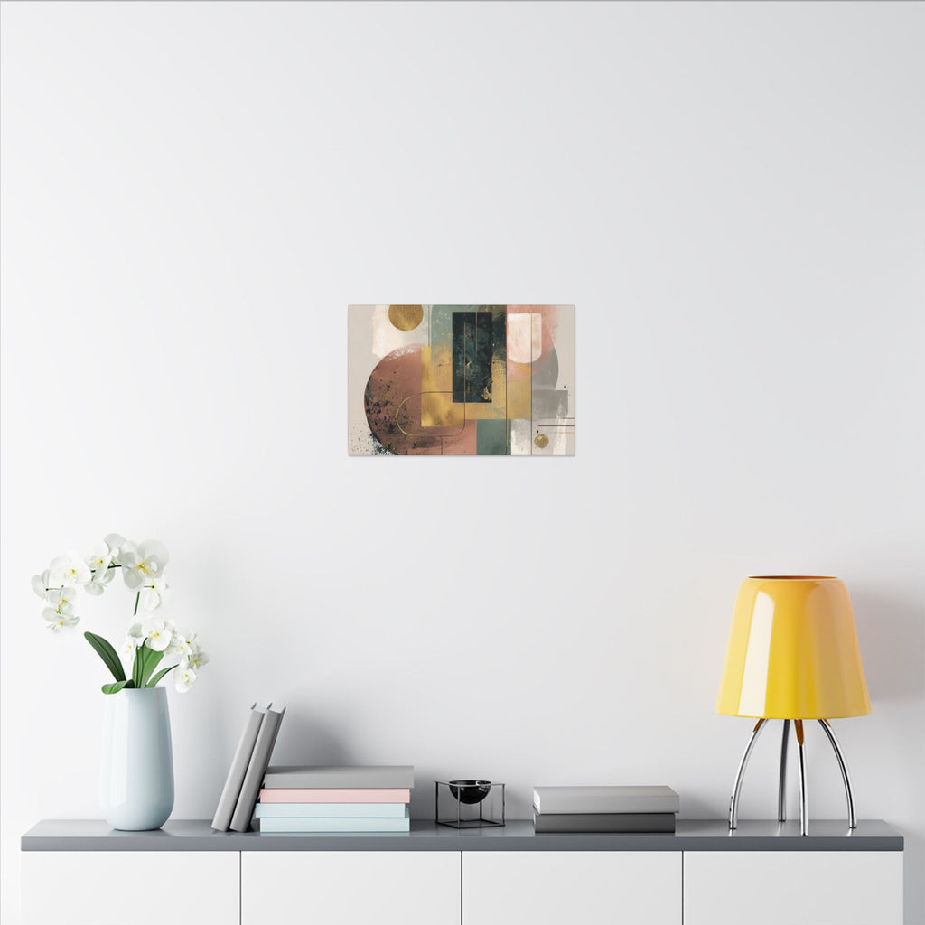 Geometric Harmony: Abstract Composition, Modernist Minimalism, Ethereal Design Layers   |   Custom Orders Accepted
