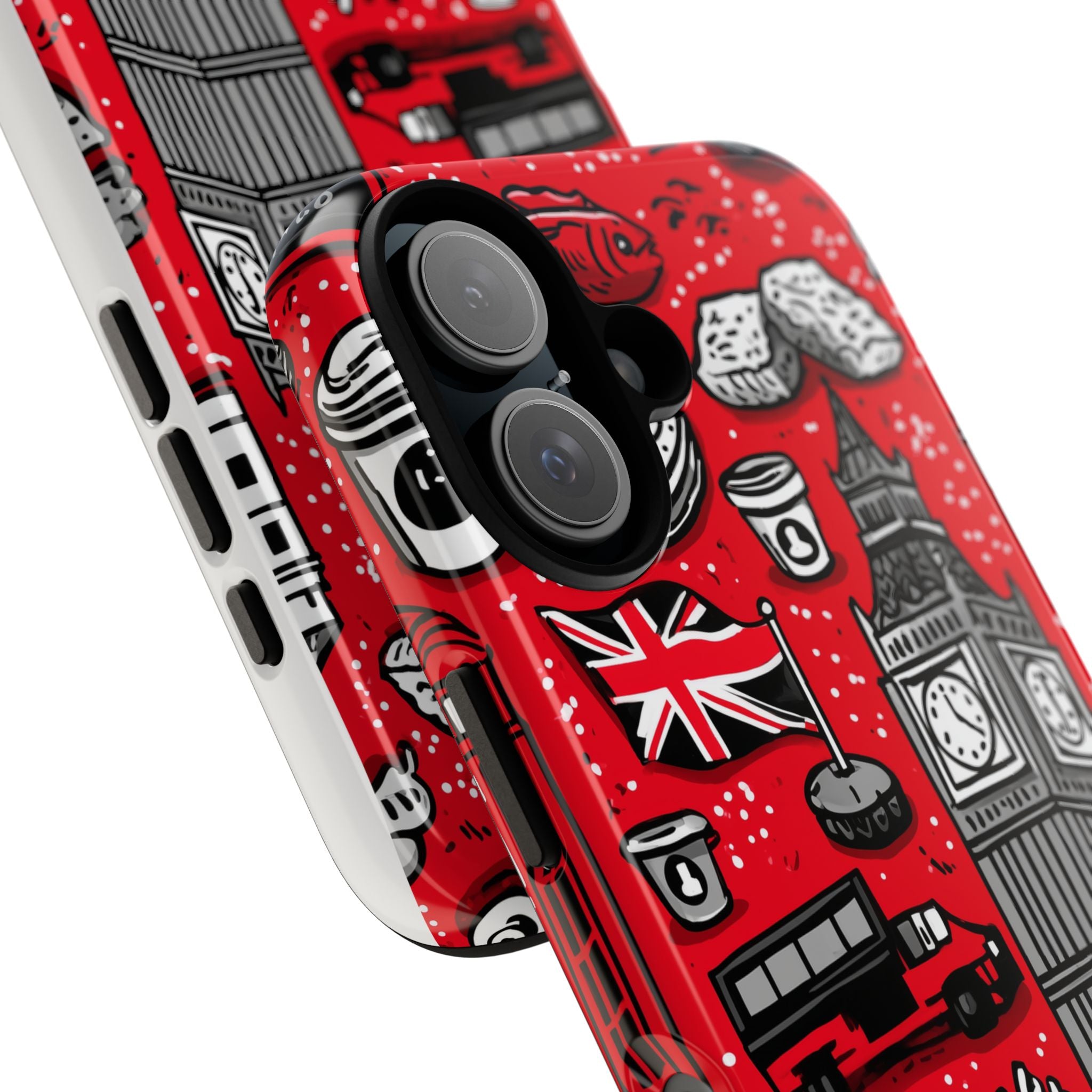 Phone Case, London Inspired Tough Case for iPhone, Samsung Galaxy, Huawei - Travel Lover, UK Gift, British Souvenir, England Accessories,