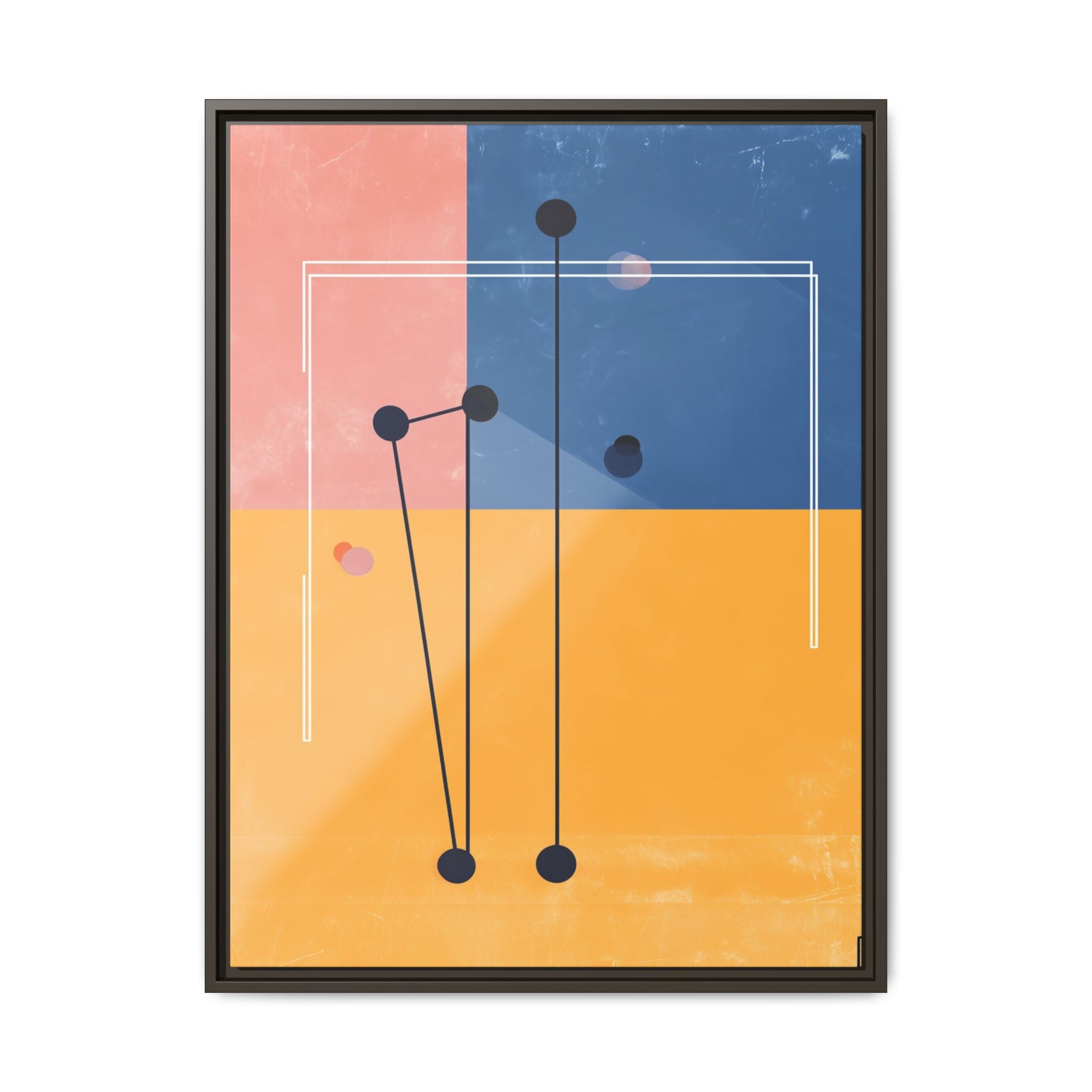 Nexus of Connection: Geometric Abstraction, Modernist Composition, Digital Color Blocks   |   Custom Orders Accepted