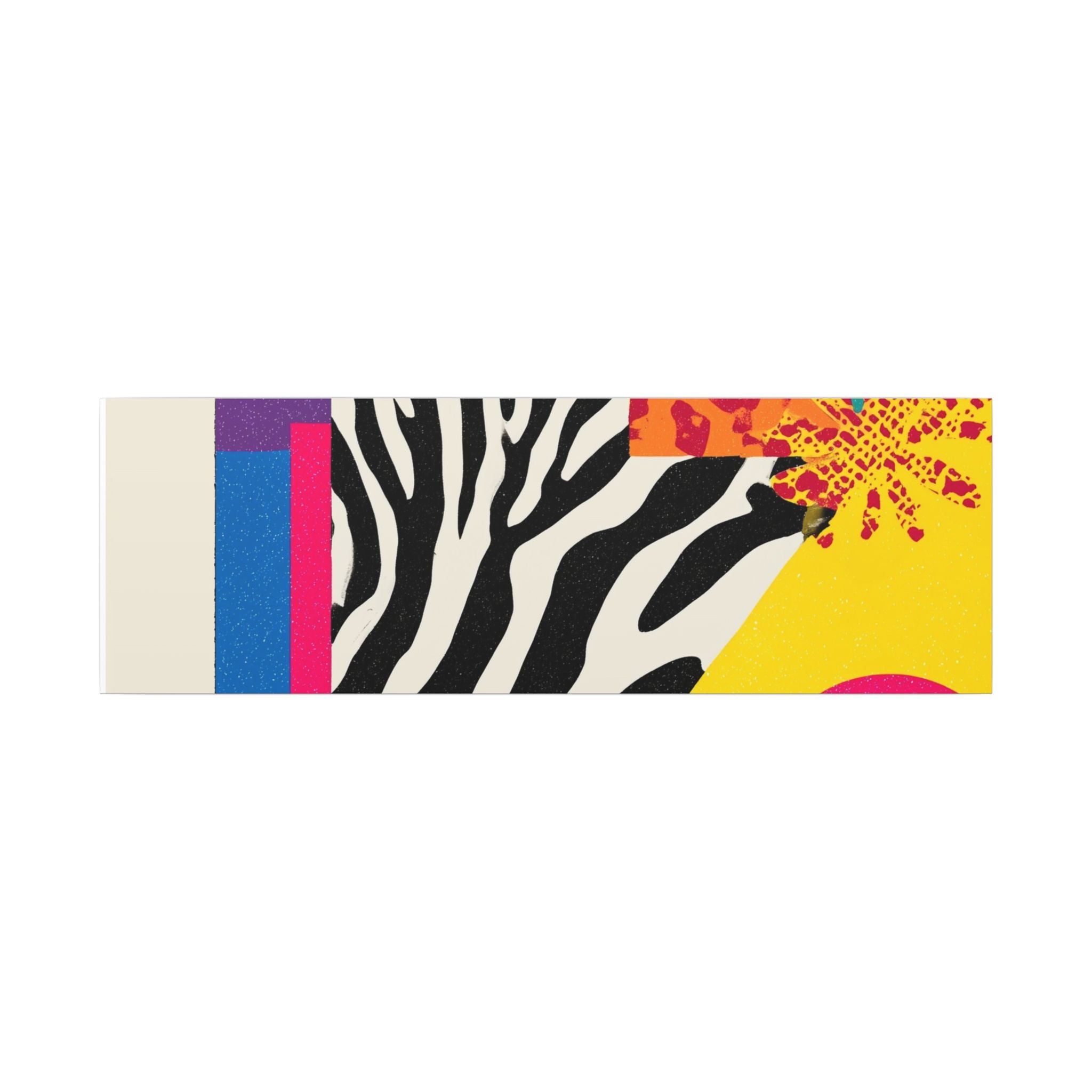 Pop Geometry: Zebra Leopard Fusion, Geometric Color Block, Modern Abstract Design   |   Custom Orders Accepted