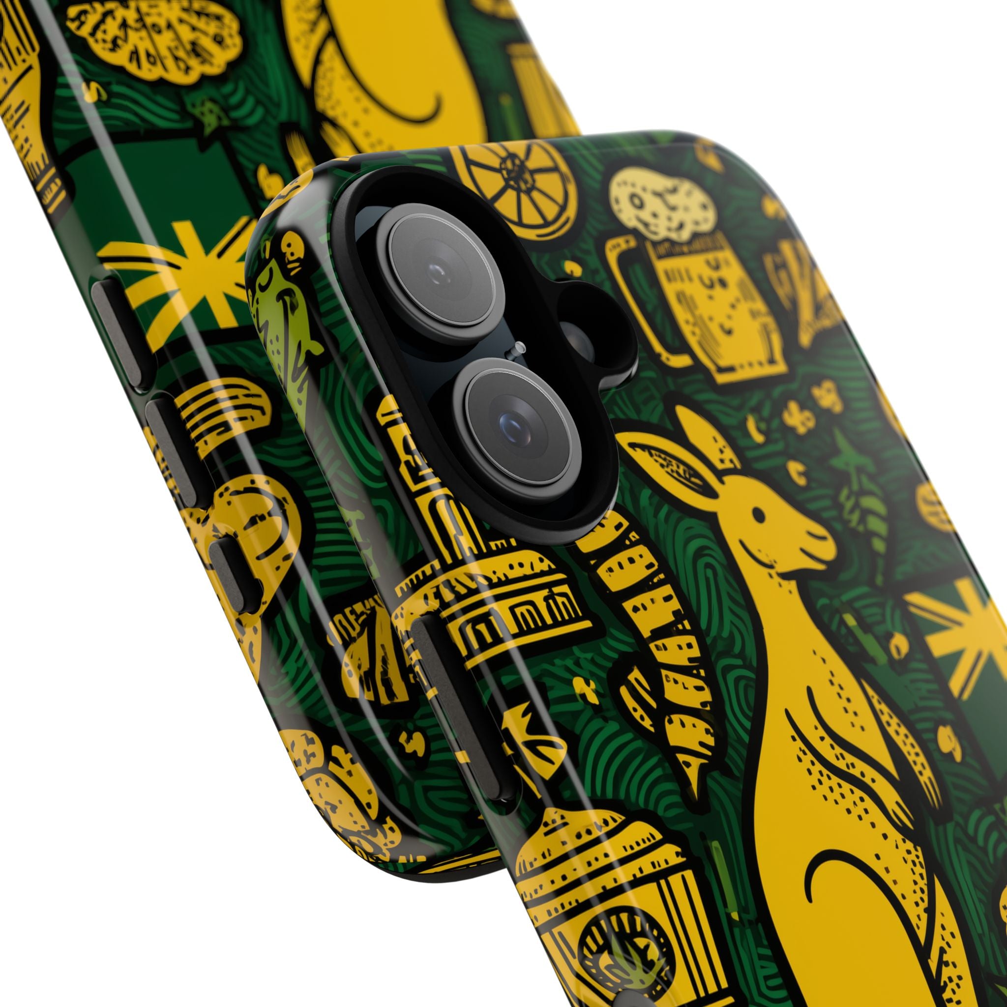 Australian-themed iPhone Case, Tough Phone Cover, Unique Gift for Travelers, Cute Animal Design, Festival & Holiday Accessory