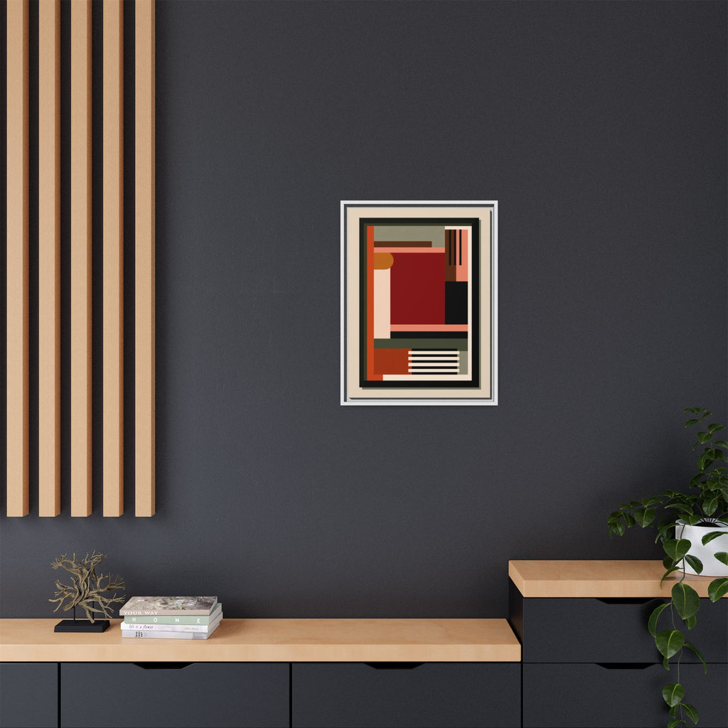 Architectural Geometries: Modern Abstract Composition, Bauhaus-Inspired Design, Geometric Color Blocking   |   Custom Orders Accepted