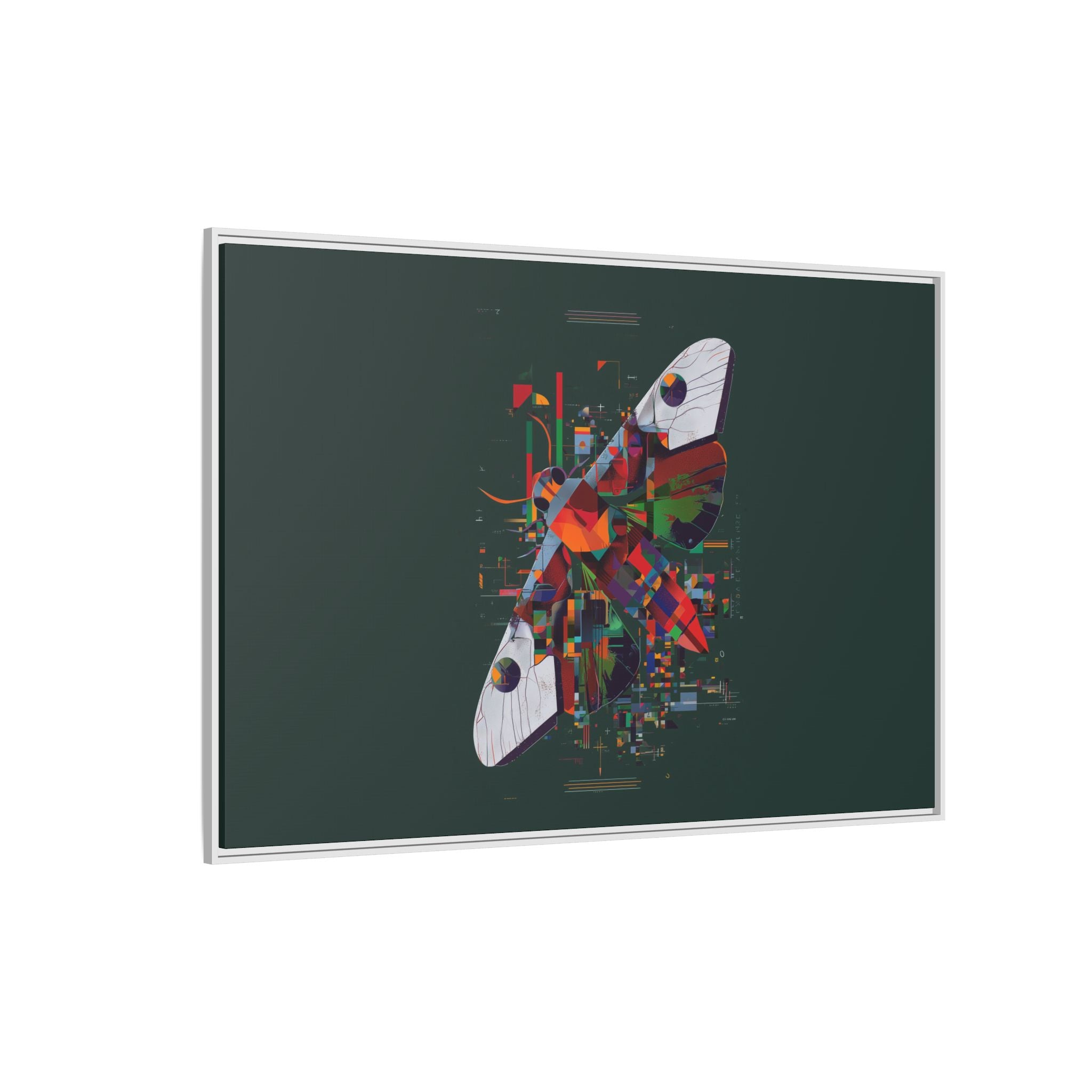 Butterfly Deconstruction: Geometric Digital Art, Pixelated Abstract Butterfly Wings   |    Custom Orders Available