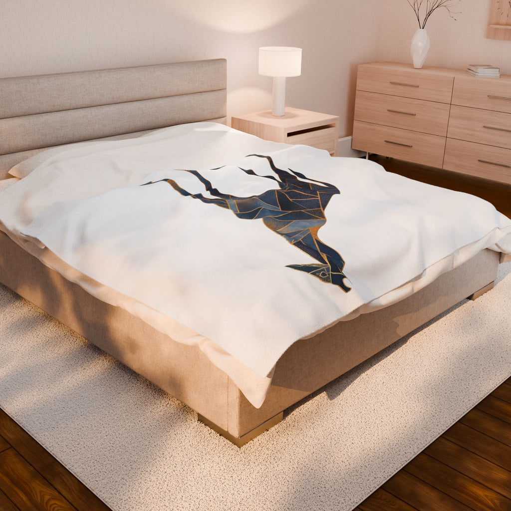 Geometric Giraffe Duvet: Cubist Mosaic, Angular Wildlife Art, Modern Fragmented Design   |  Personalized & Custom Orders Available