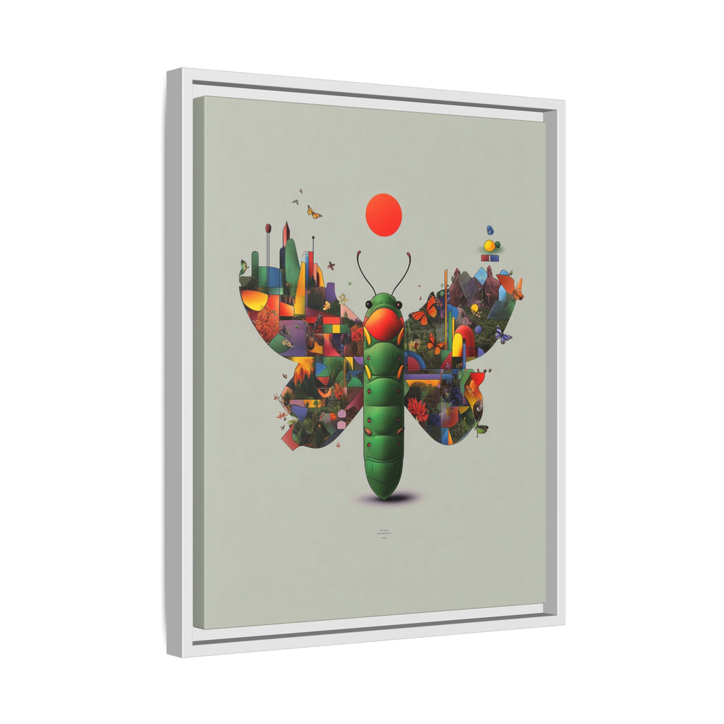 Metamorphosis of Geometry: Digital Nature Mosaic, Surreal Butterfly Landscape   |    Custom Orders Available