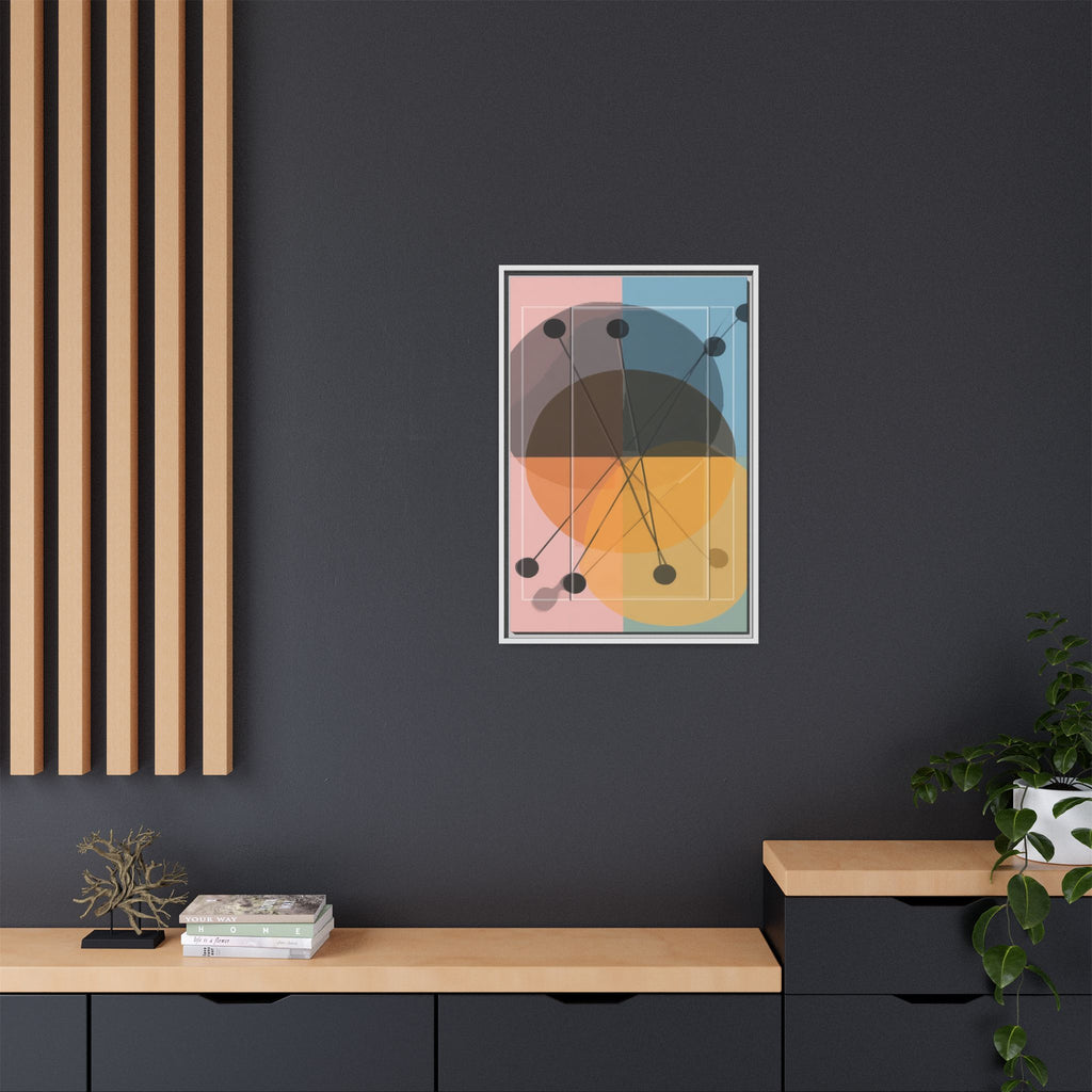 Geometric Intersections: Pastel Quadrants, Mid-Century Minimalism, Network Nodes   |   Custom Orders Accepted
