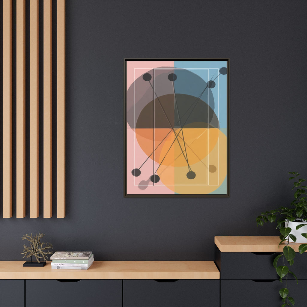 Geometric Intersections: Pastel Quadrants, Mid-Century Minimalism, Network Nodes   |   Custom Orders Accepted
