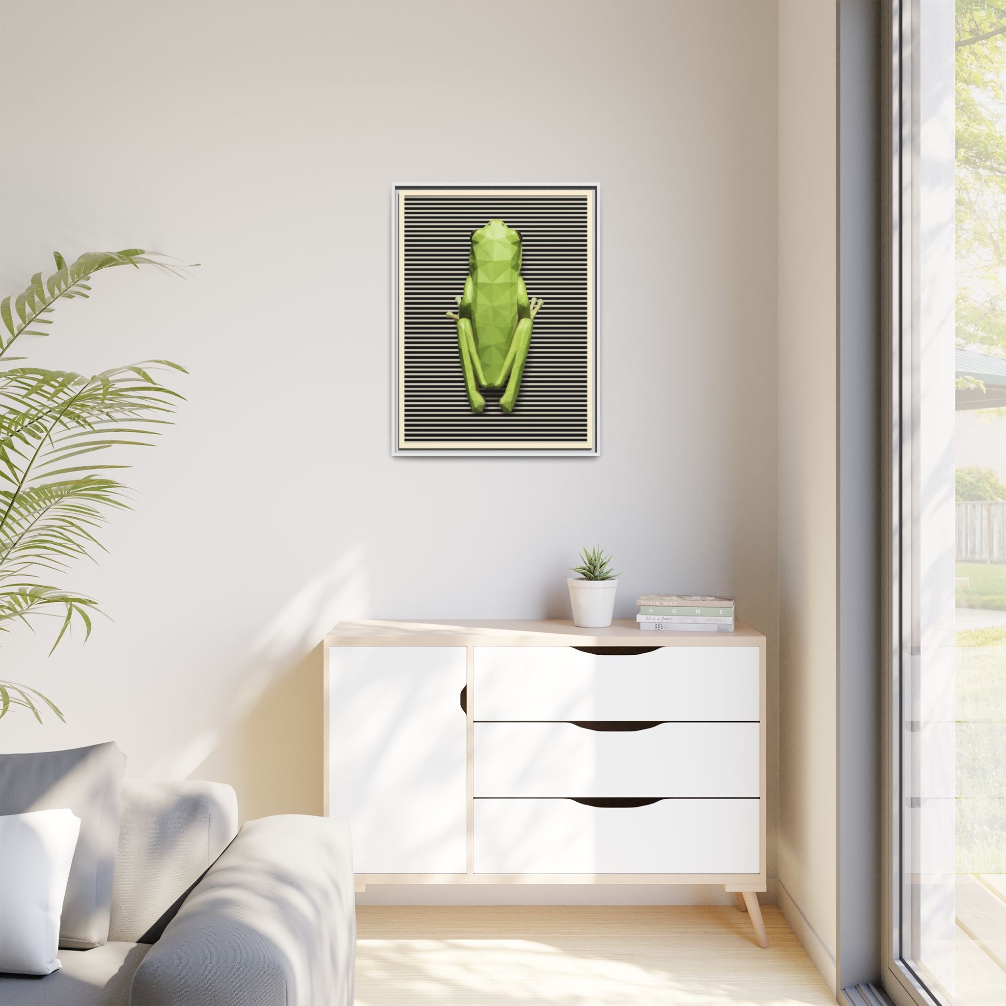 Geometric Amphibian: Low-Poly Frog Design, Digital Art Minimalism   |  Personalized & Custom Orders Available