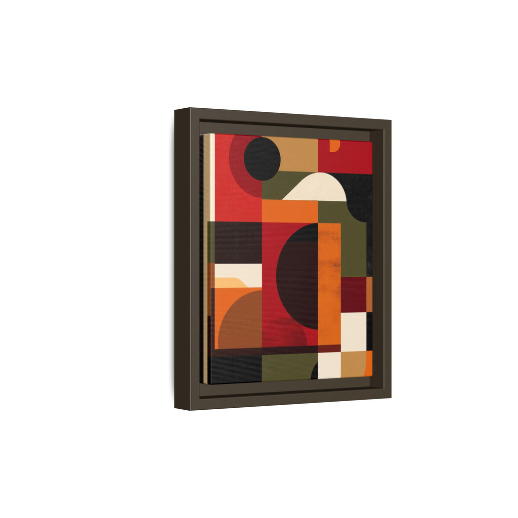 Geometric Convergence: Abstract Bauhaus Design, Constructivist Color Blocks, Architectural Art Composition   |   Custom Orders Accepted