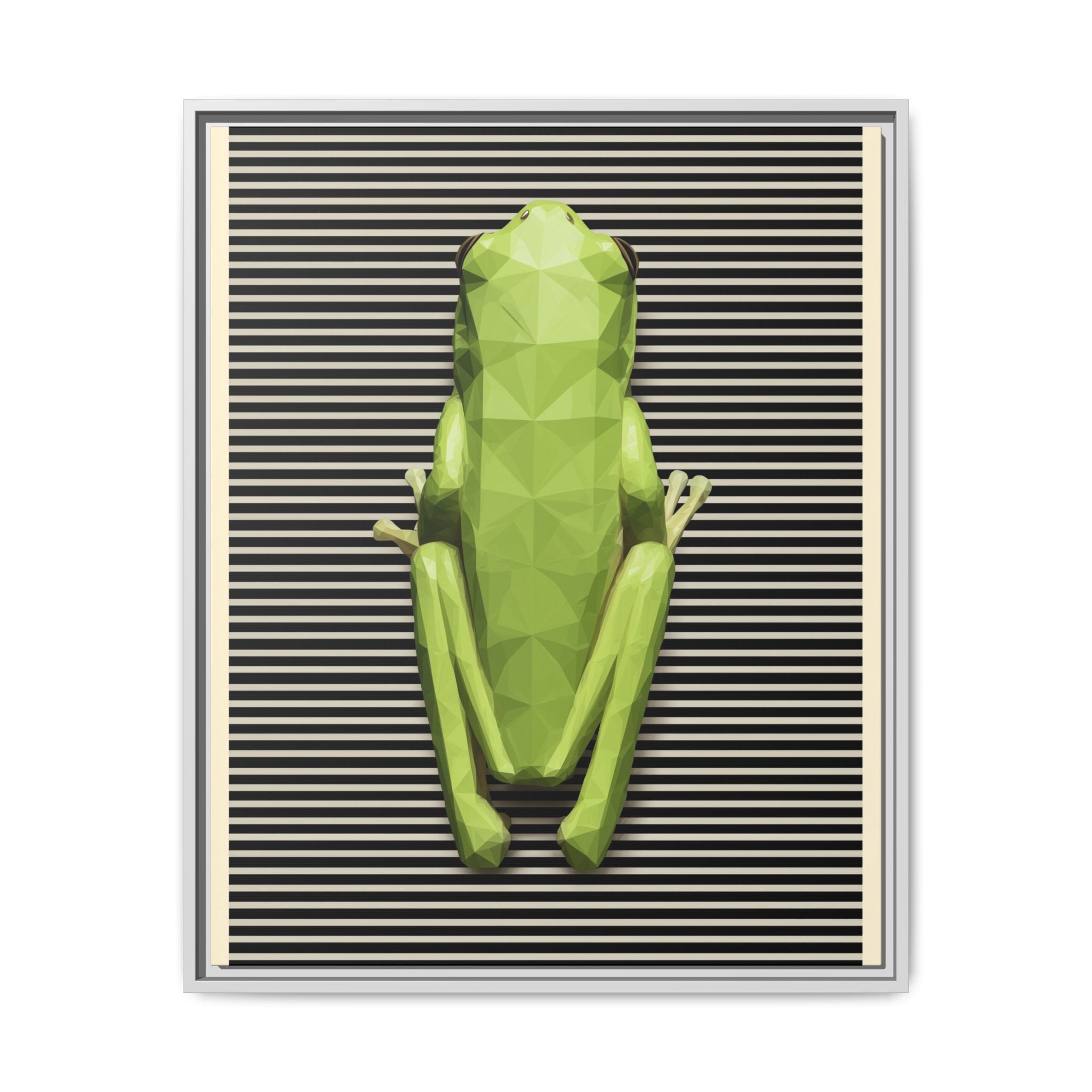 Geometric Amphibian: Low-Poly Frog Design, Digital Art Minimalism   |  Personalized & Custom Orders Available