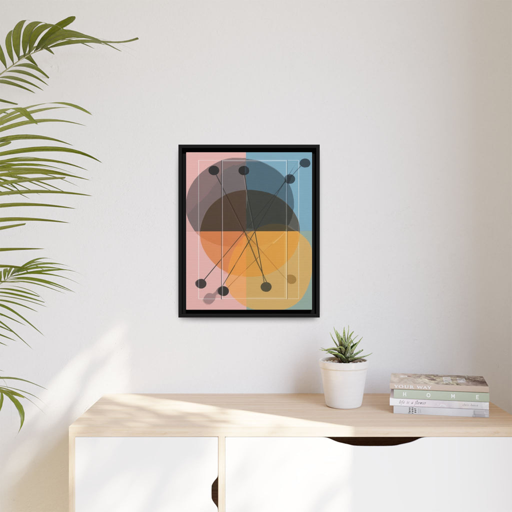 Geometric Intersections: Pastel Quadrants, Mid-Century Minimalism, Network Nodes   |   Custom Orders Accepted