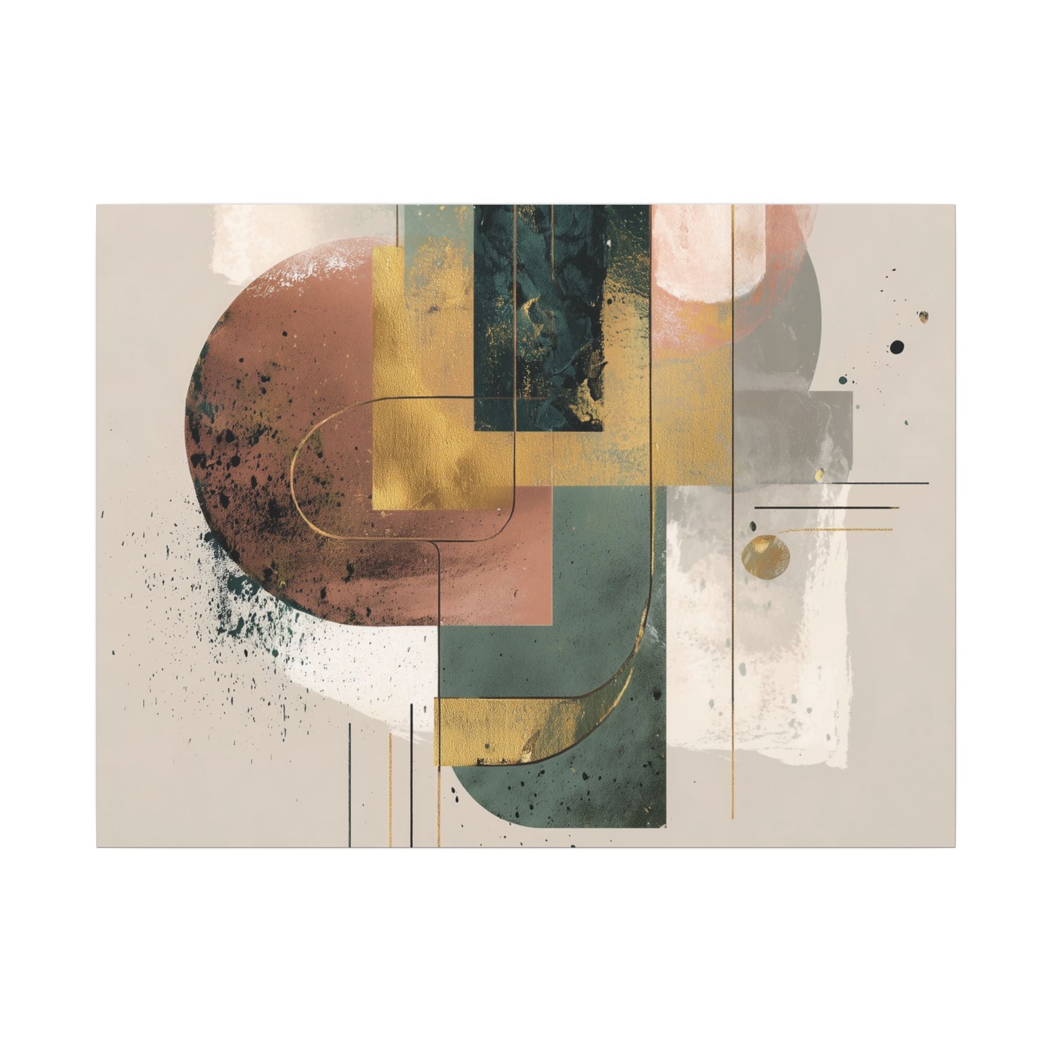 Geometric Harmony: Abstract Composition, Modernist Minimalism, Ethereal Design Layers   |   Custom Orders Accepted