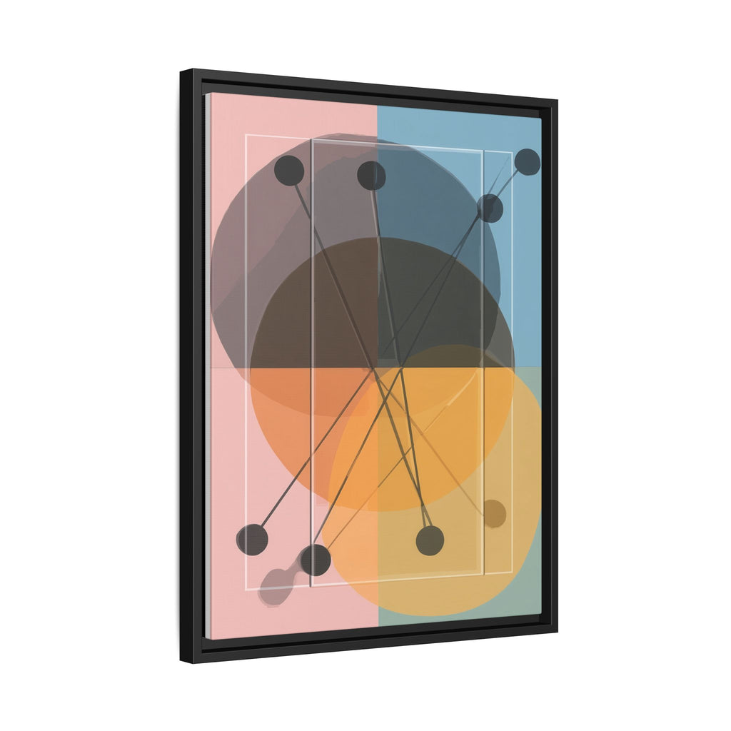 Geometric Intersections: Pastel Quadrants, Mid-Century Minimalism, Network Nodes   |   Custom Orders Accepted