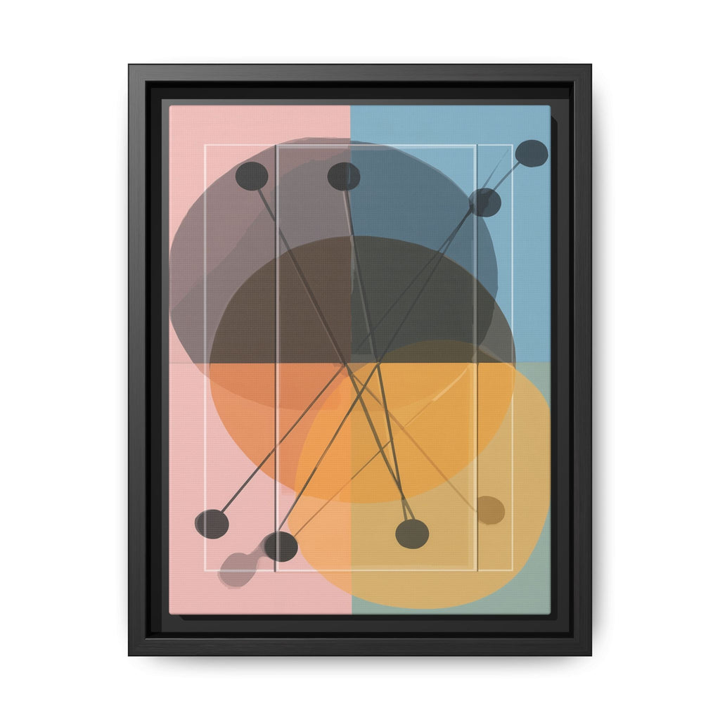 Geometric Intersections: Pastel Quadrants, Mid-Century Minimalism, Network Nodes   |   Custom Orders Accepted
