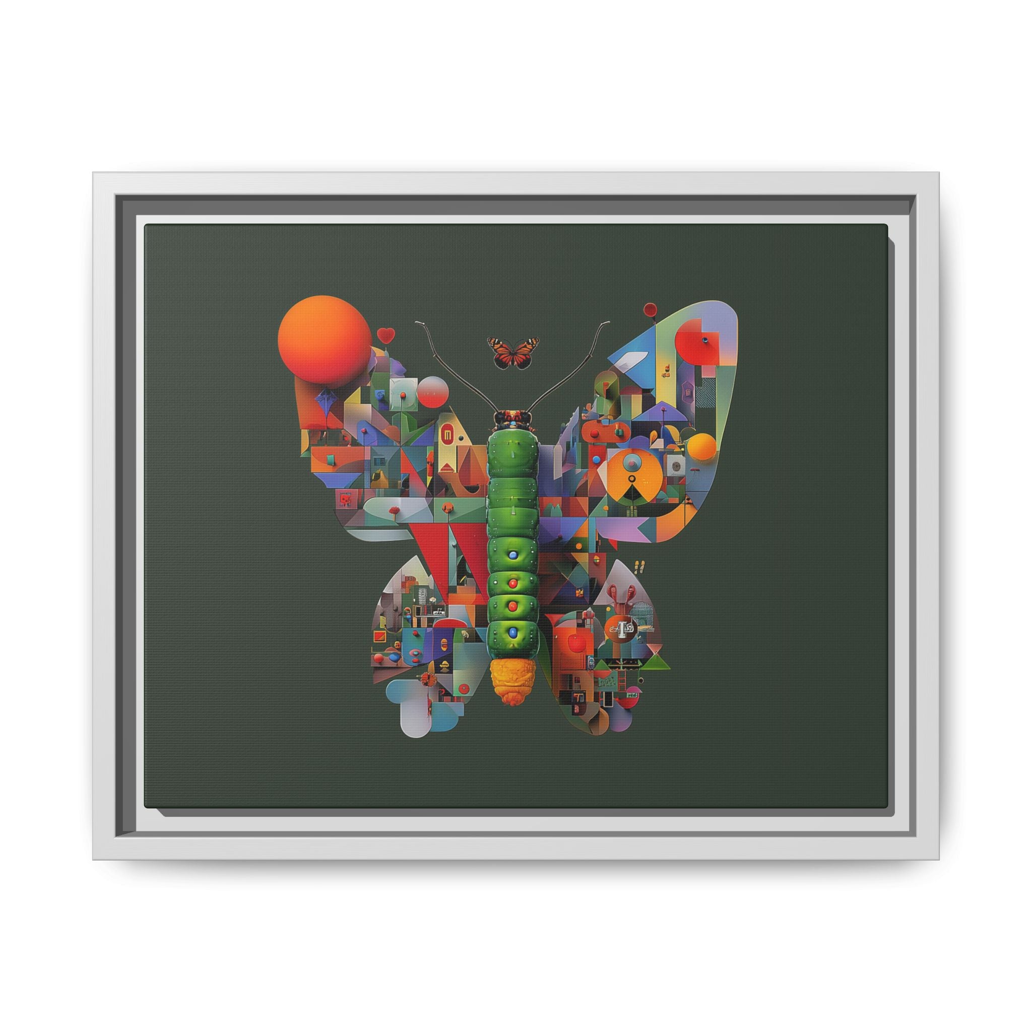 Furnie: Geometric Butterfly Mosaic, Digital Art Landscape   |    Custom Orders Available