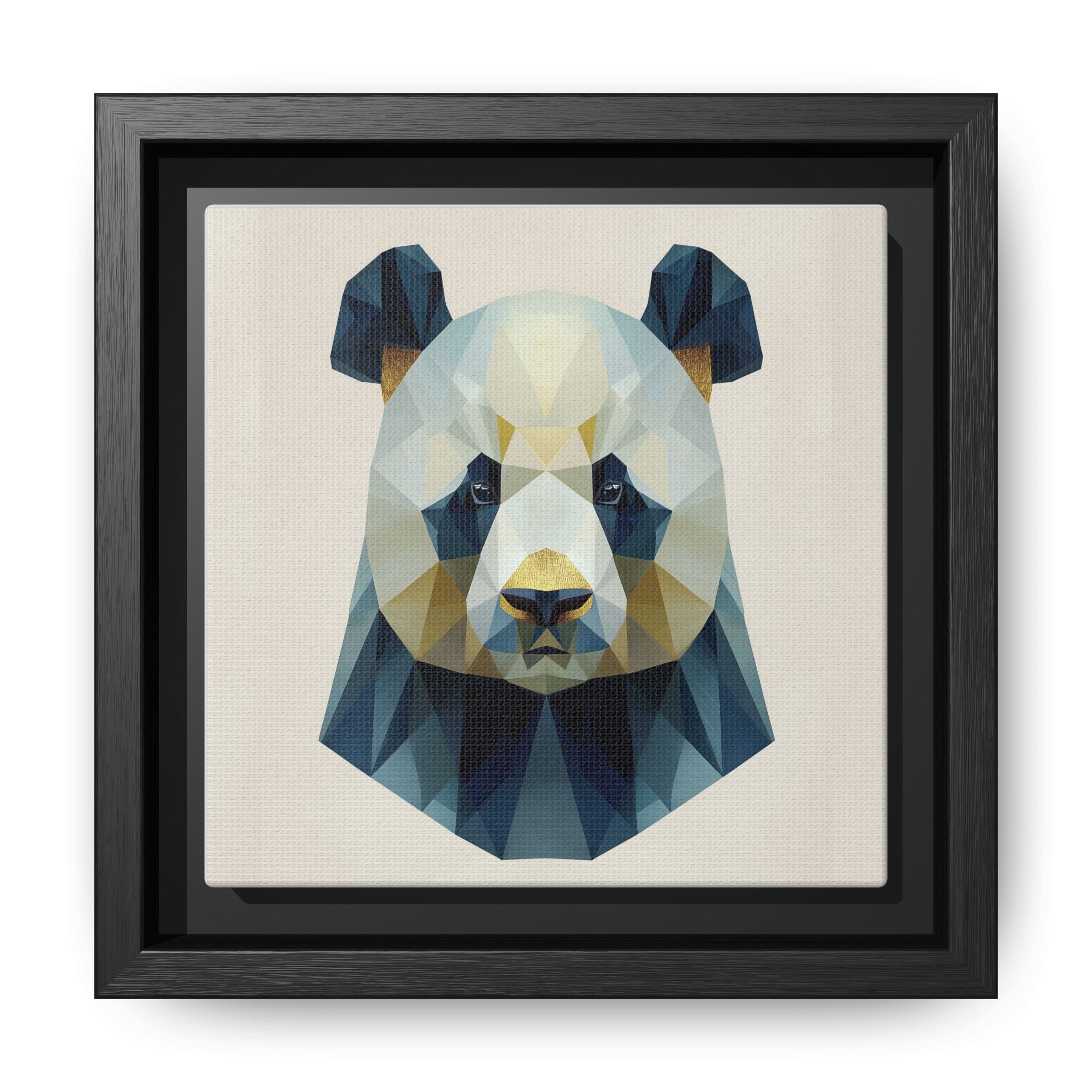 Geometric Panda Prism: Low-Poly Digital Wildlife Art, Minimalist Triangular Design   |  Personalized & Custom Orders Available