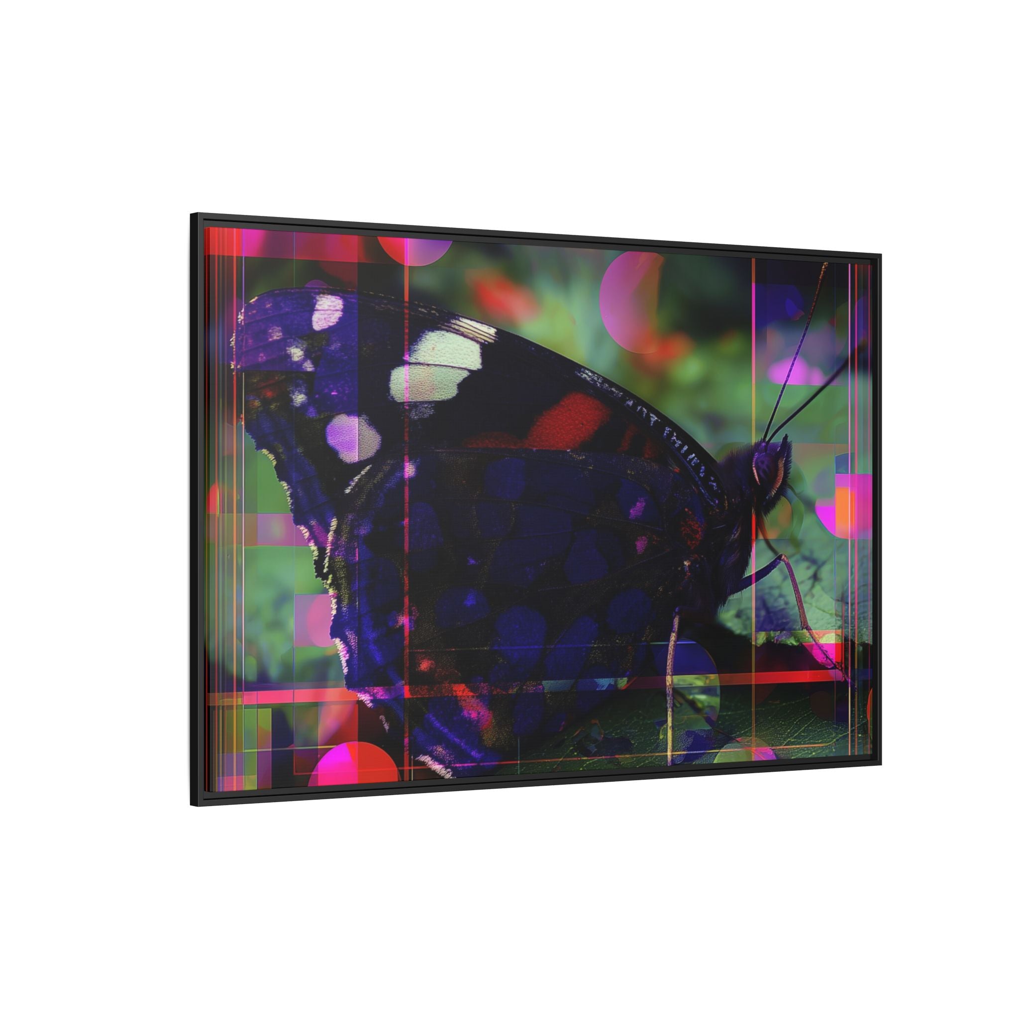 Metamorphic Glitch: Digital Nature Remix, Butterfly Geometric Distortion   |    Custom Orders Available