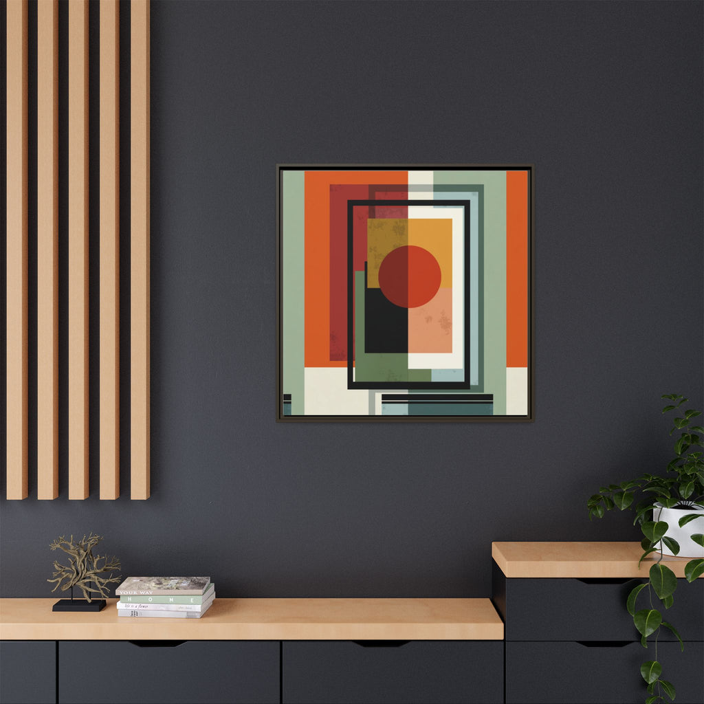 Geometric Harmonies: Mid-Century Modern Composition, Constructivist Inspiration, Abstract Rectangular Interplay   |   Custom Orders Accepted