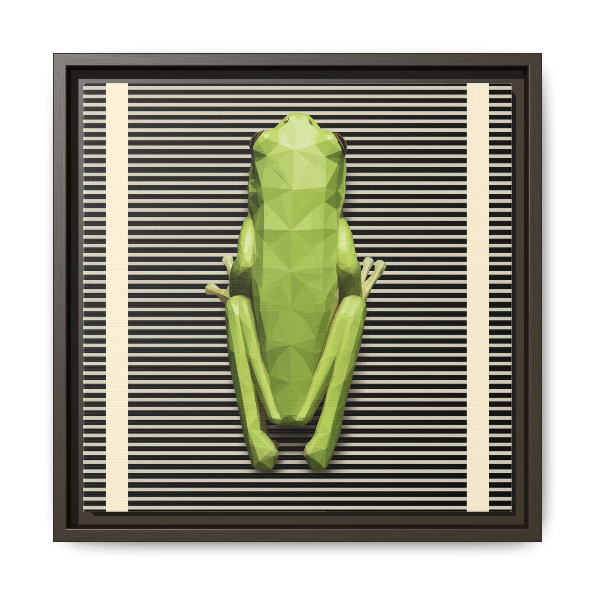 Geometric Amphibian: Low-Poly Frog Design, Digital Art Minimalism   |  Personalized & Custom Orders Available