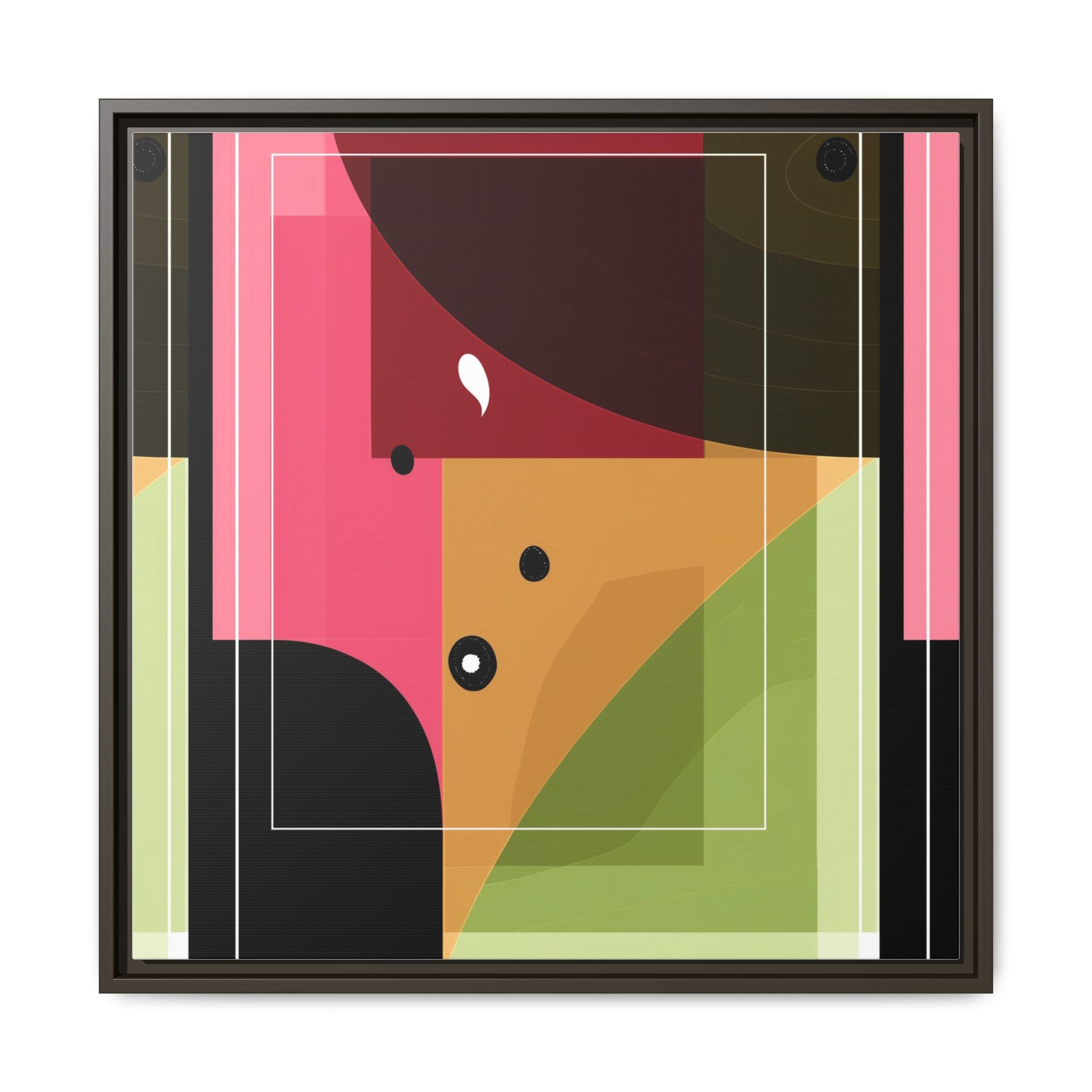 Geometric Convergence: Abstract Modernist Composition, Constructivist Color Blocking, Layered Geometric Design   |   Custom Orders Accepted