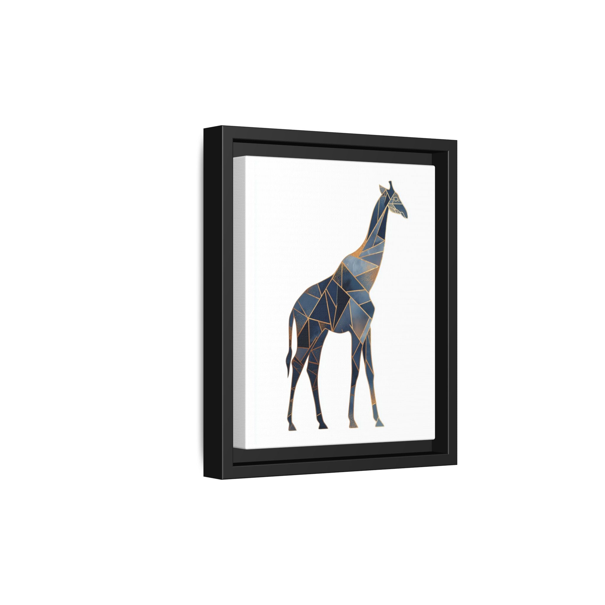Geometric Giraffe Framed Print : Polygonal Wildlife Art, Modern Mosaic Design   |  Personalized & Custom Orders Available
