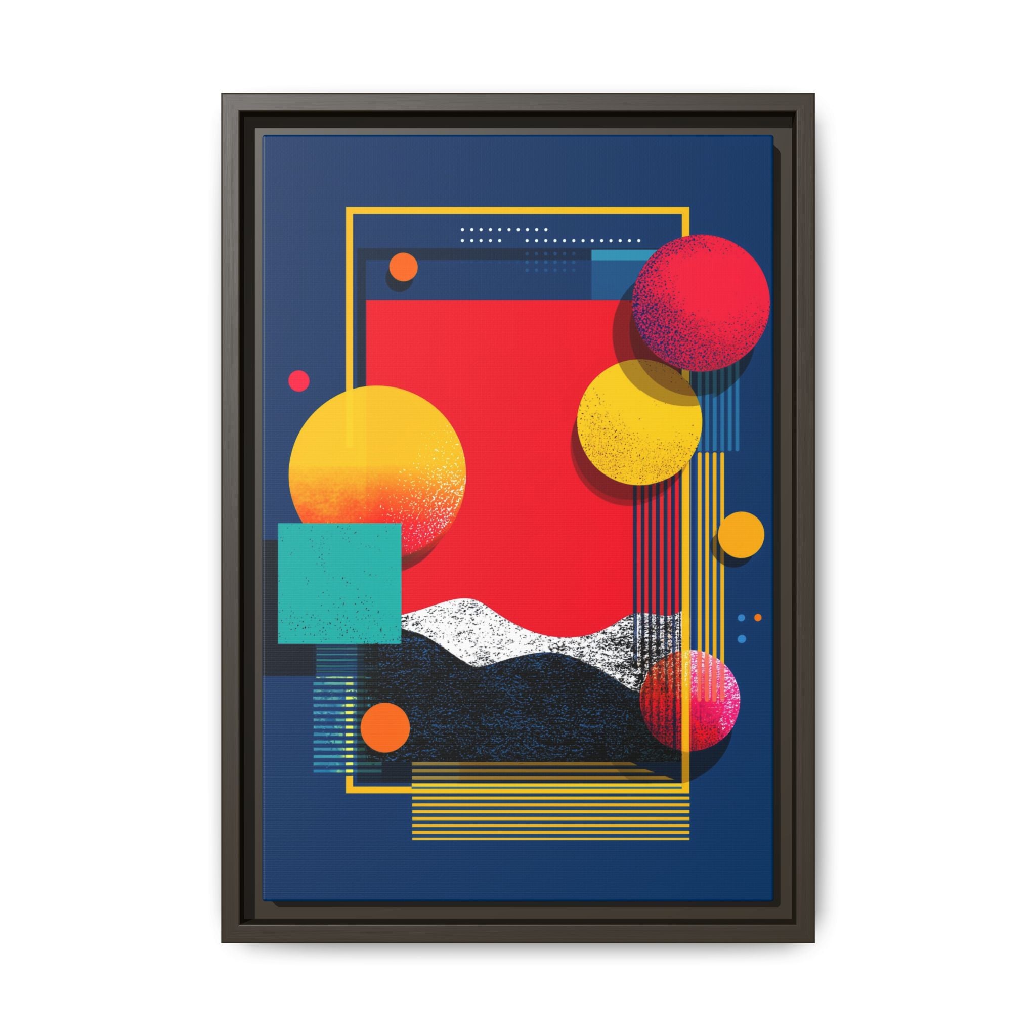 Geometric Horizons: Abstract Landscape Composition, Modernist Digital Art, Colorful Geometric Design   |   Custom Orders Accepted