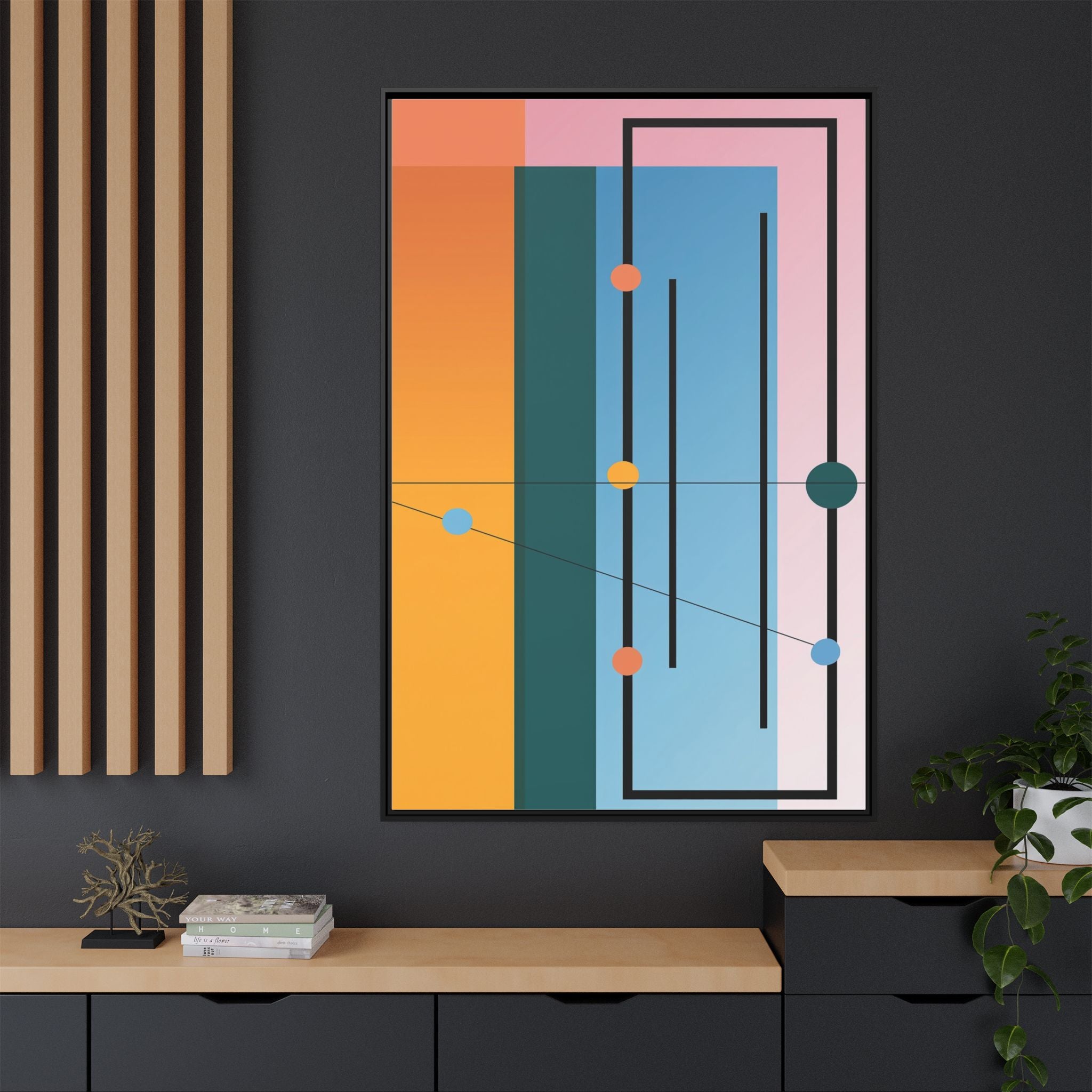 Geometric Harmony: Constructivist Color Planes, Modernist Composition, Abstract Spatial Rhythm   |   Custom Orders Accepted