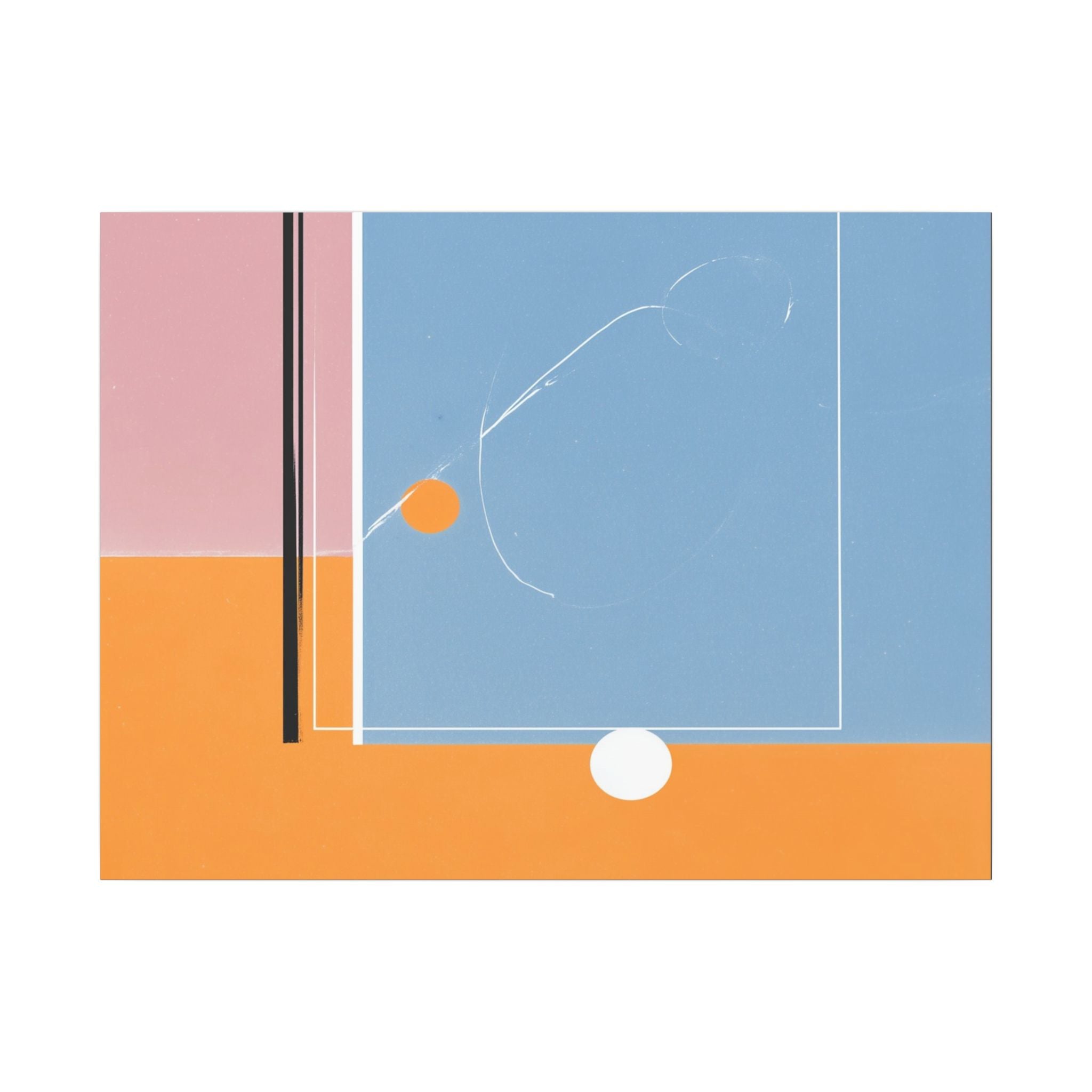 Geometric Harmony: Abstract Minimalist Composition, Modernist Color Fields, Constructivist Design Principles   |   Custom Orders Accepted