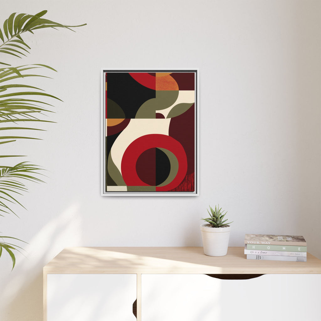 Geometric Intersections: Mid-Century Modern Design, Abstract Architectural Composition, Rhythmic Curved Forms   |   Custom Orders Accepted