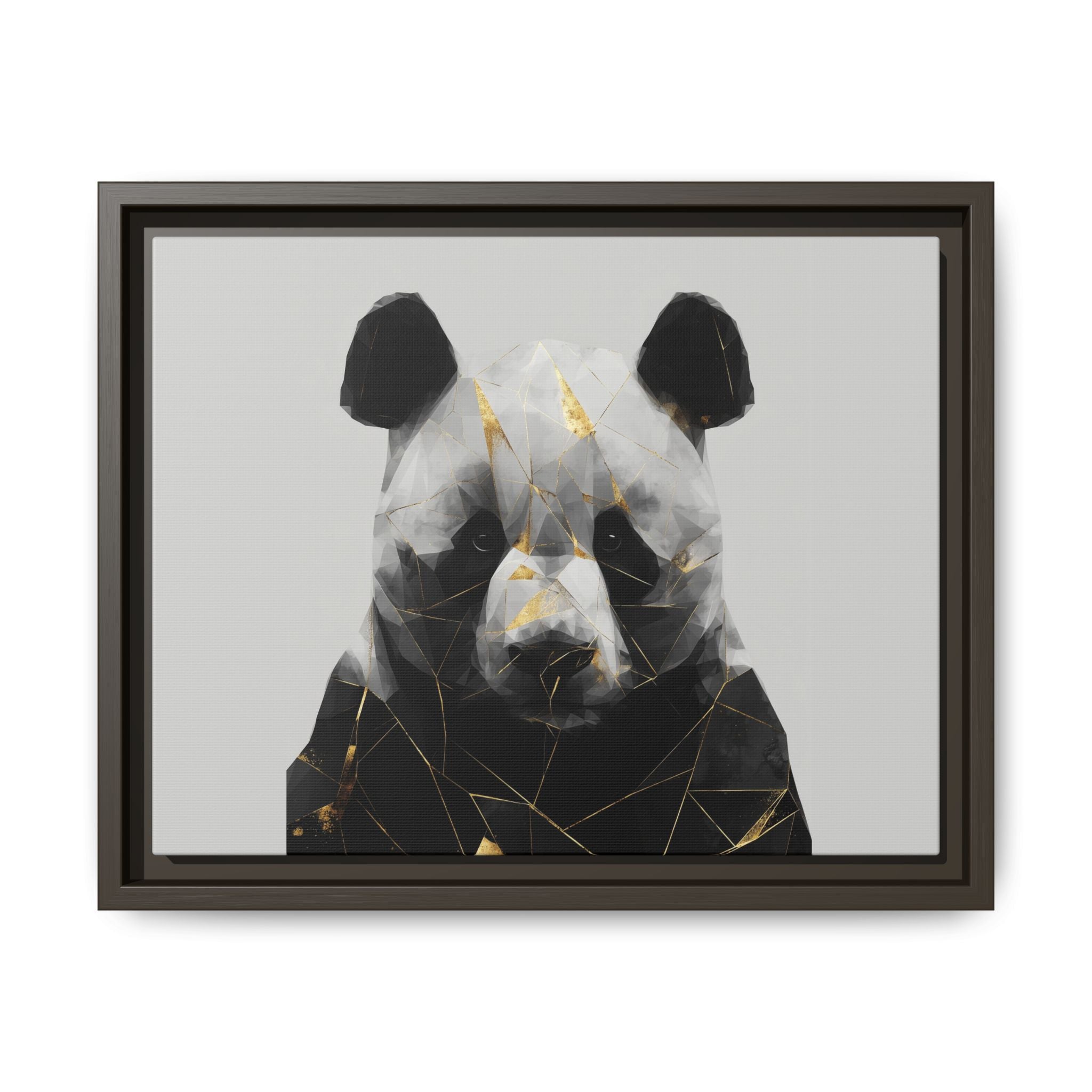 Fractured Panda: Geometric Wildlife Art, Low-Poly Contemporary Portrait   |  Personalized & Custom Orders Available